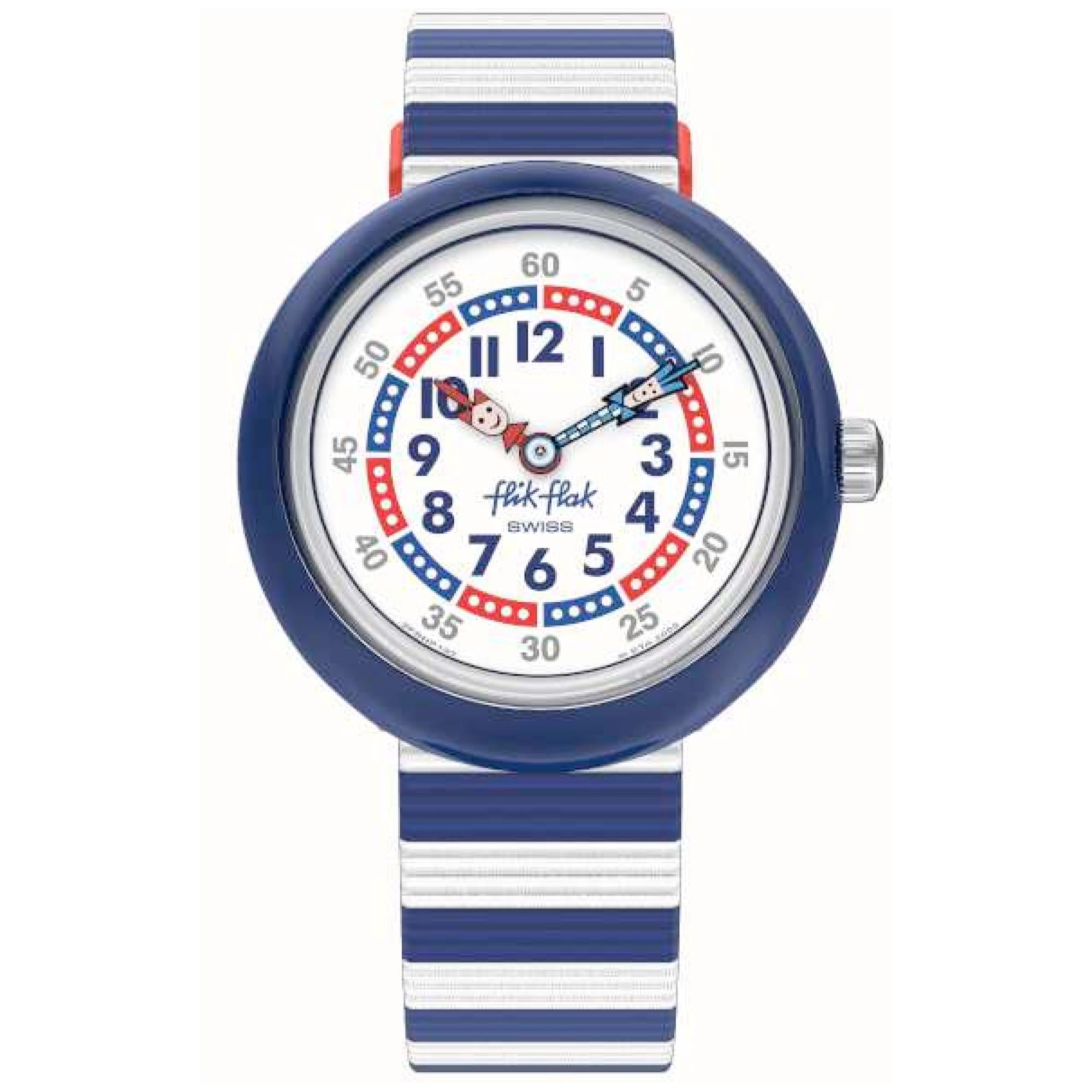 Flik Flak Little Boat Colour My Life Childrens Watch FBNP193