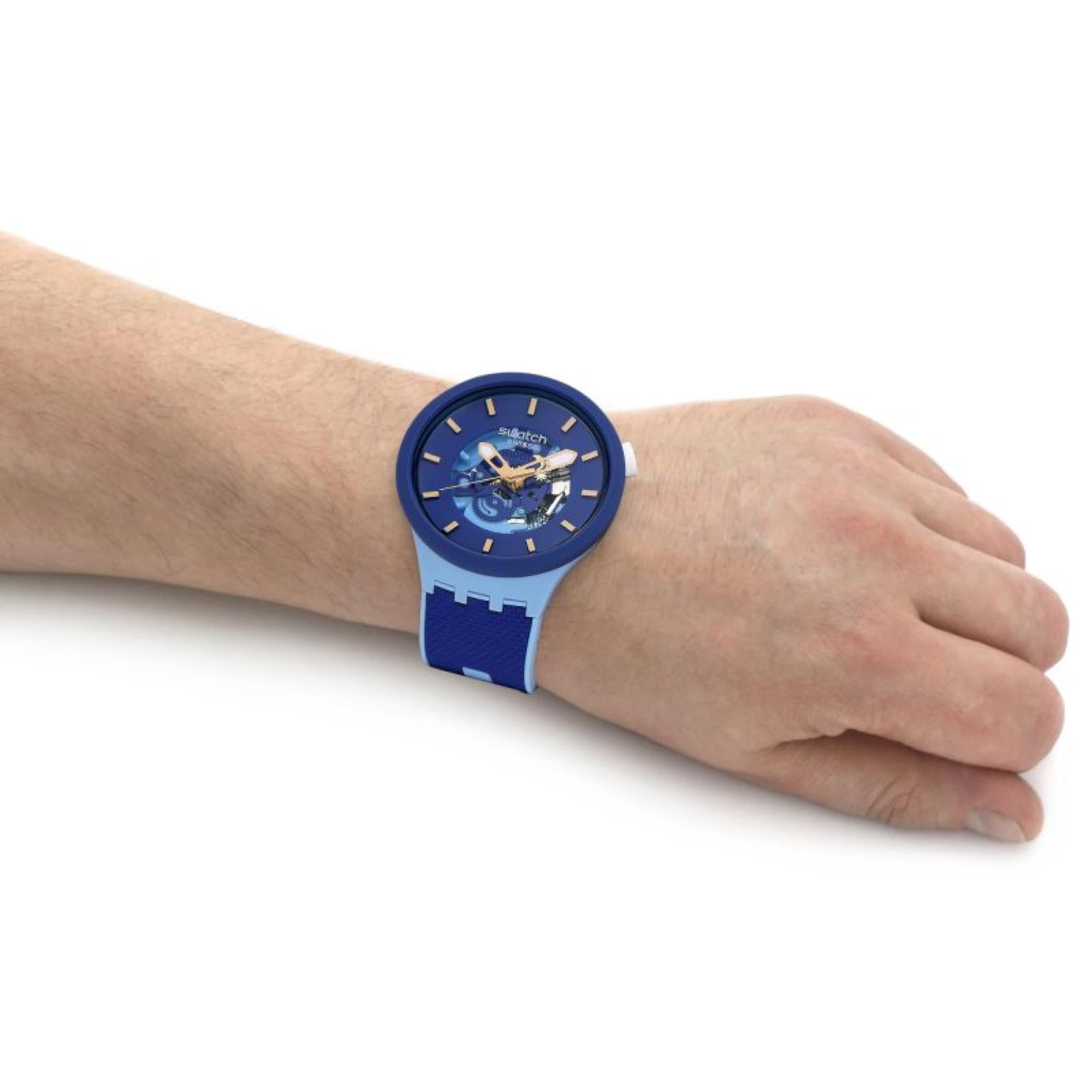 Swatch BOUNCING BLUE Big Bold Watch SB05N105