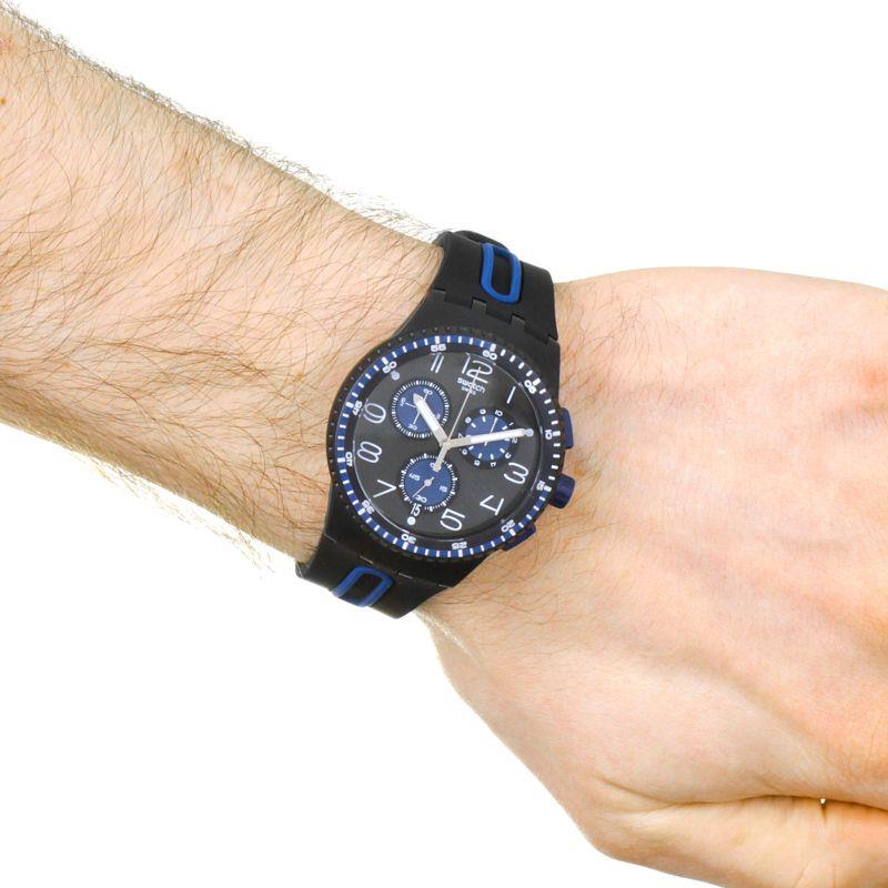 Swatch KAICCO Black Dial Men's Watch SUSB406