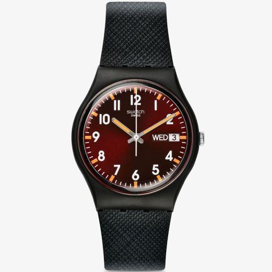 Swatch SIR RED Classic Original Gent Red Dial Unisex Watch SO28B704
