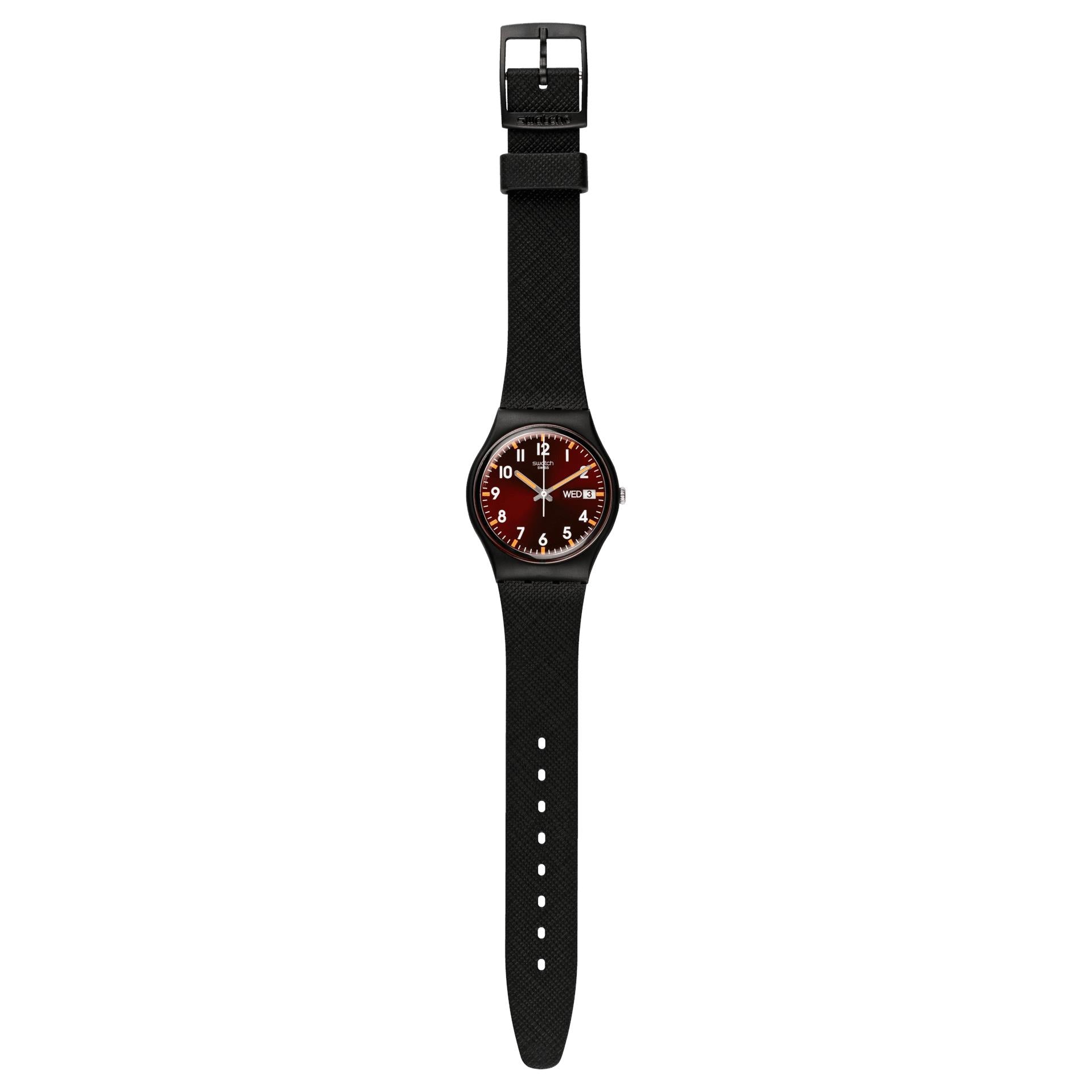 Swatch SIR RED Classic Original Gent Red Dial Unisex Watch SO28B704