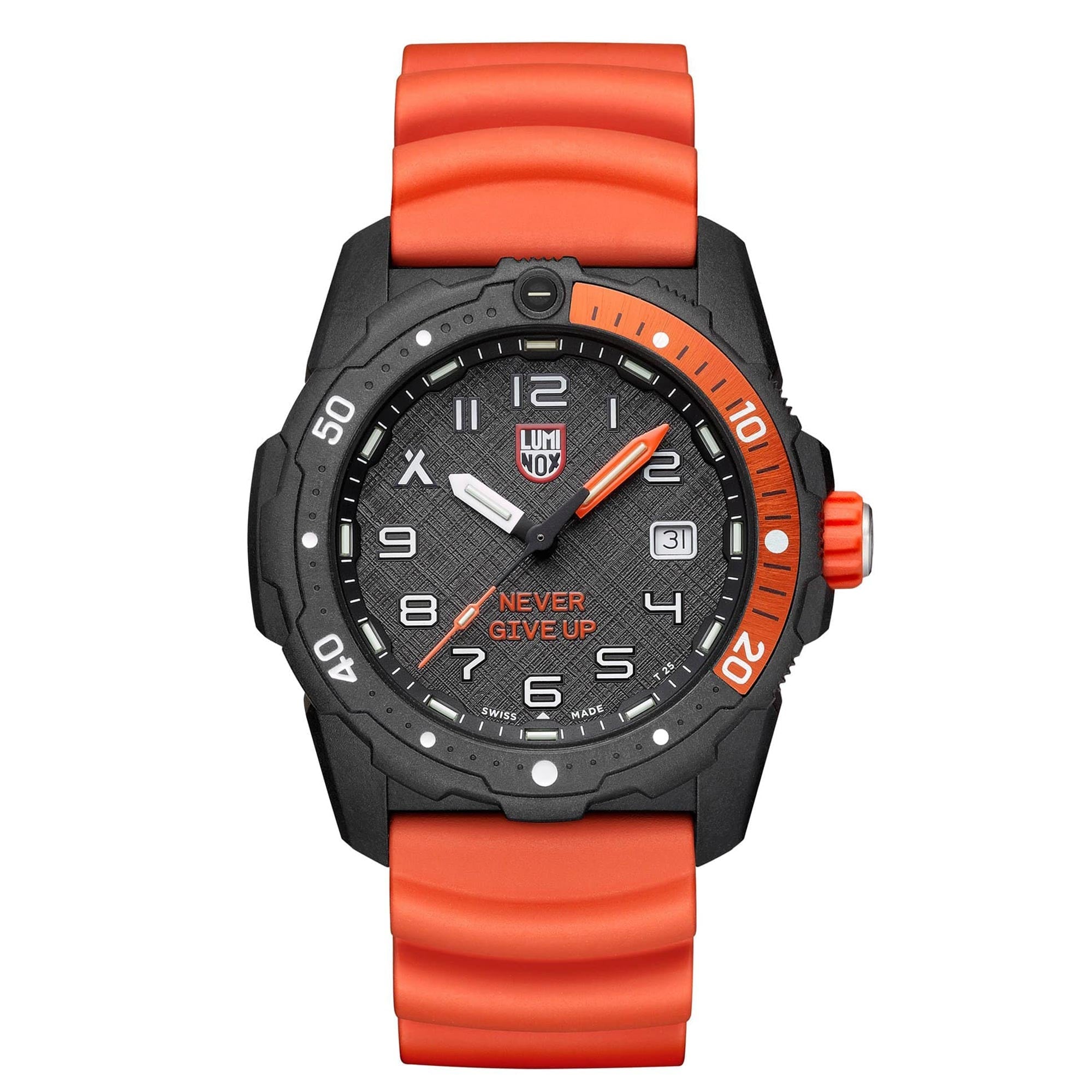 Luminox Bear Grylls Survival Sea 3720 Series Black Dial Rubber Strap Men's Watch XB.3729.NGU