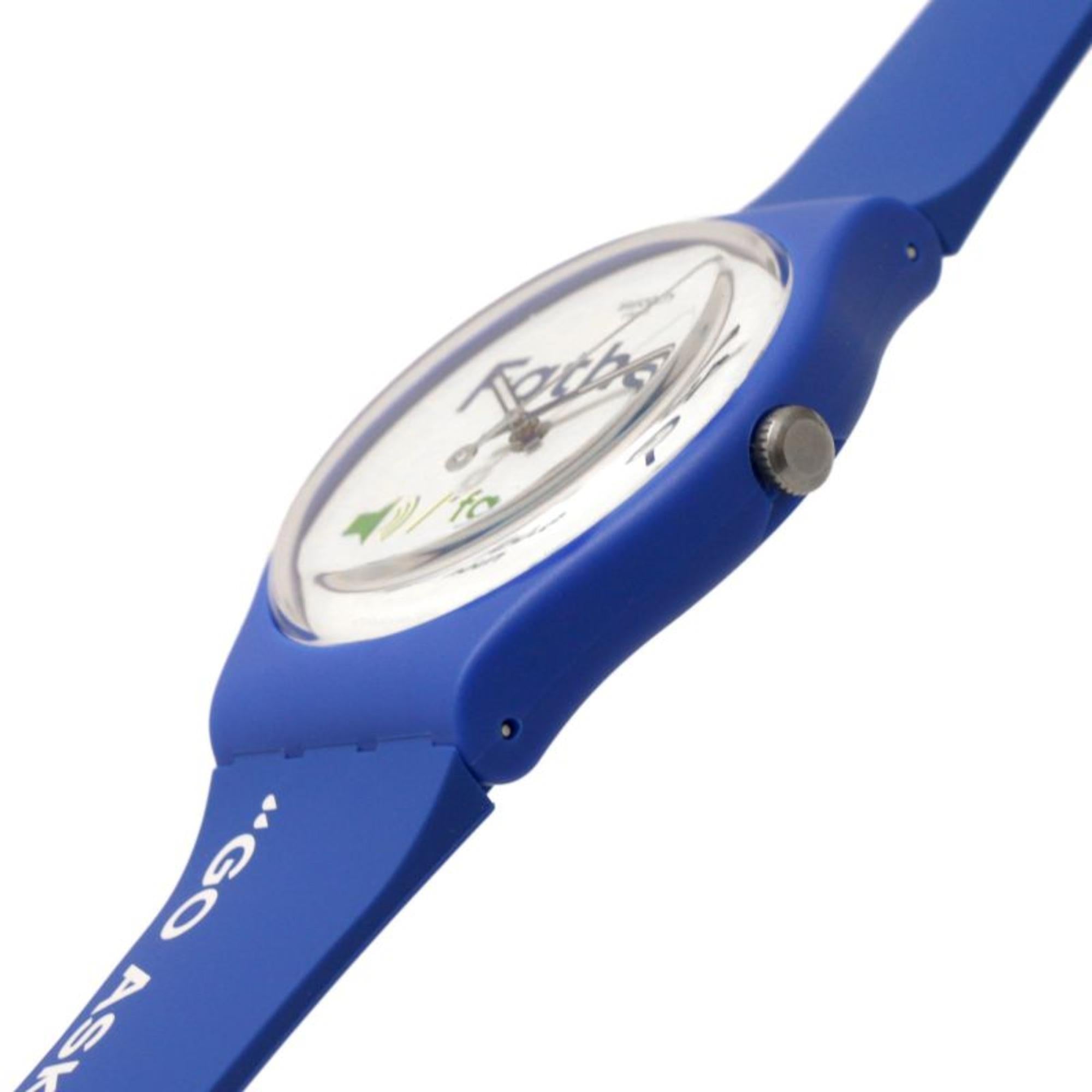 Swatch ALL ABOUT DAD New Gent White Dial Watch SO29Z704