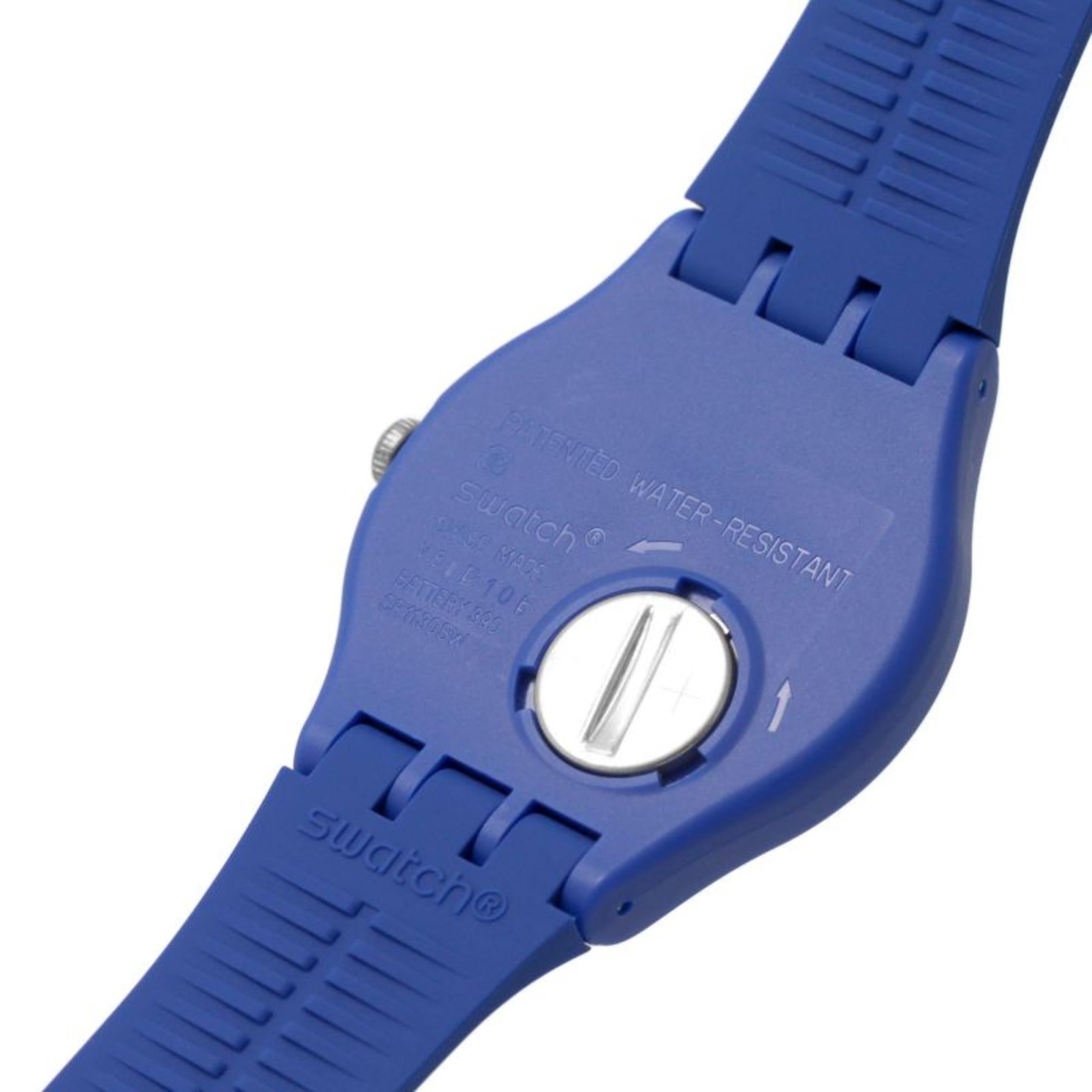 Swatch ALL ABOUT DAD New Gent White Dial Watch SO29Z704