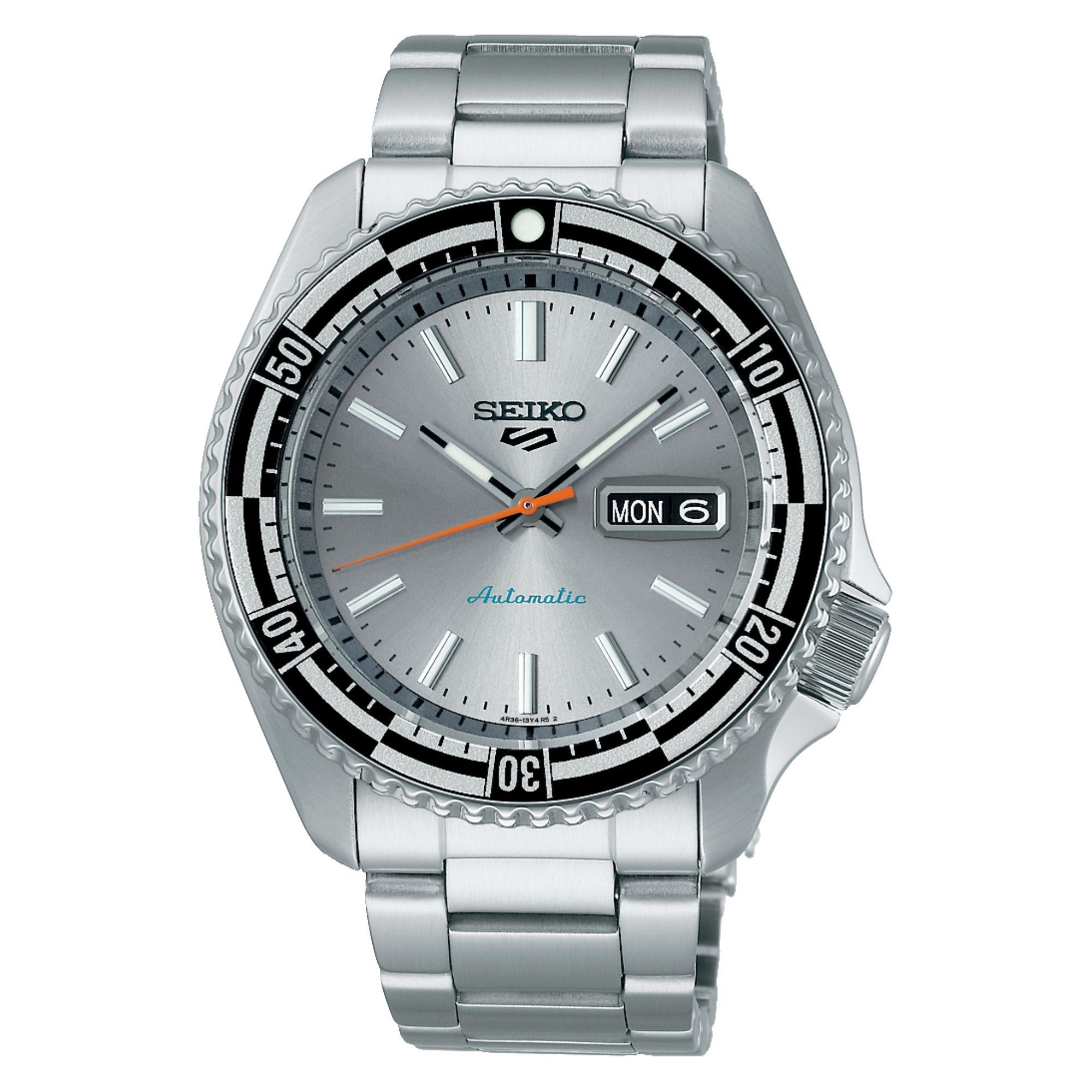 Seiko 5 Sports Automatic Silver Dial Men's Watch SRPK09K1
