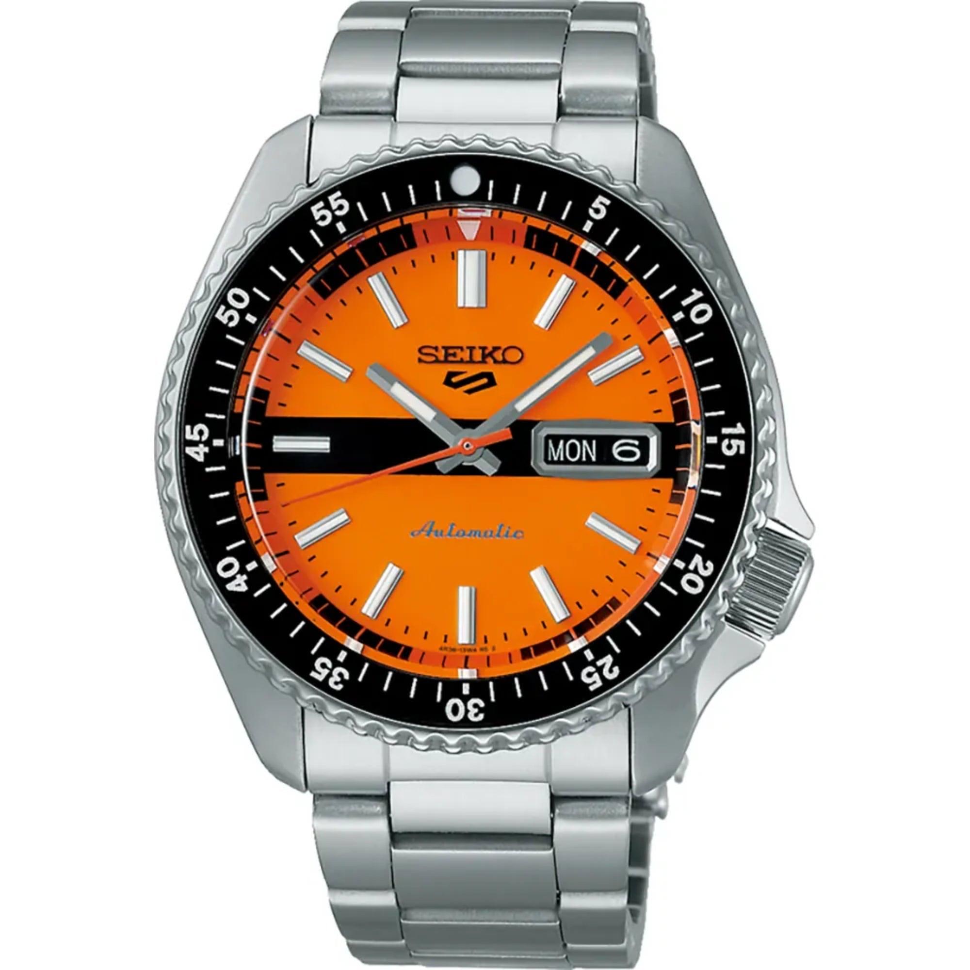 Seiko 5 Sports Automatic Orange Dial Men's Watch SRPK11K1