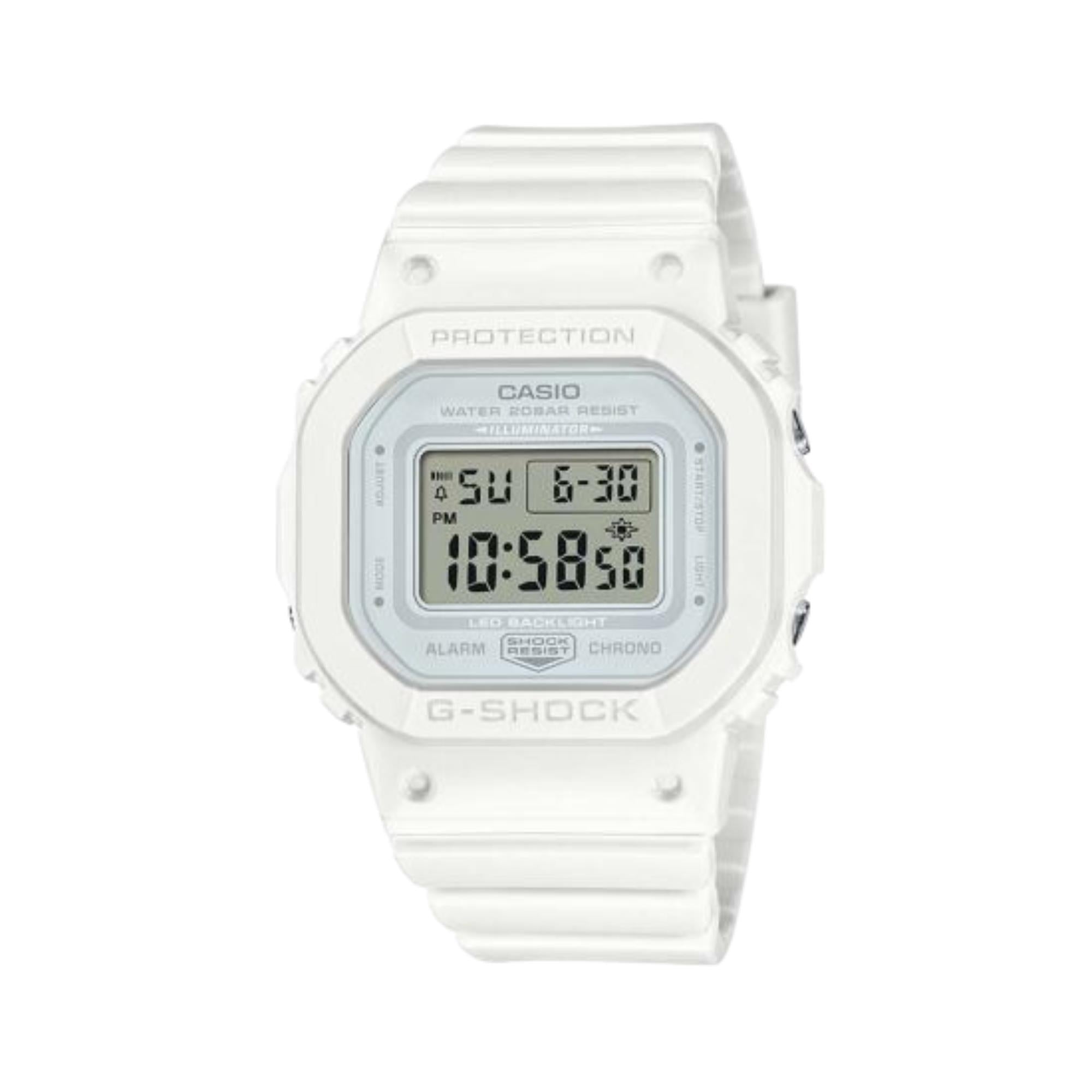 Casio G-Shock Quartz White Dial White Resin Strap GMD-S5600BA-7ER