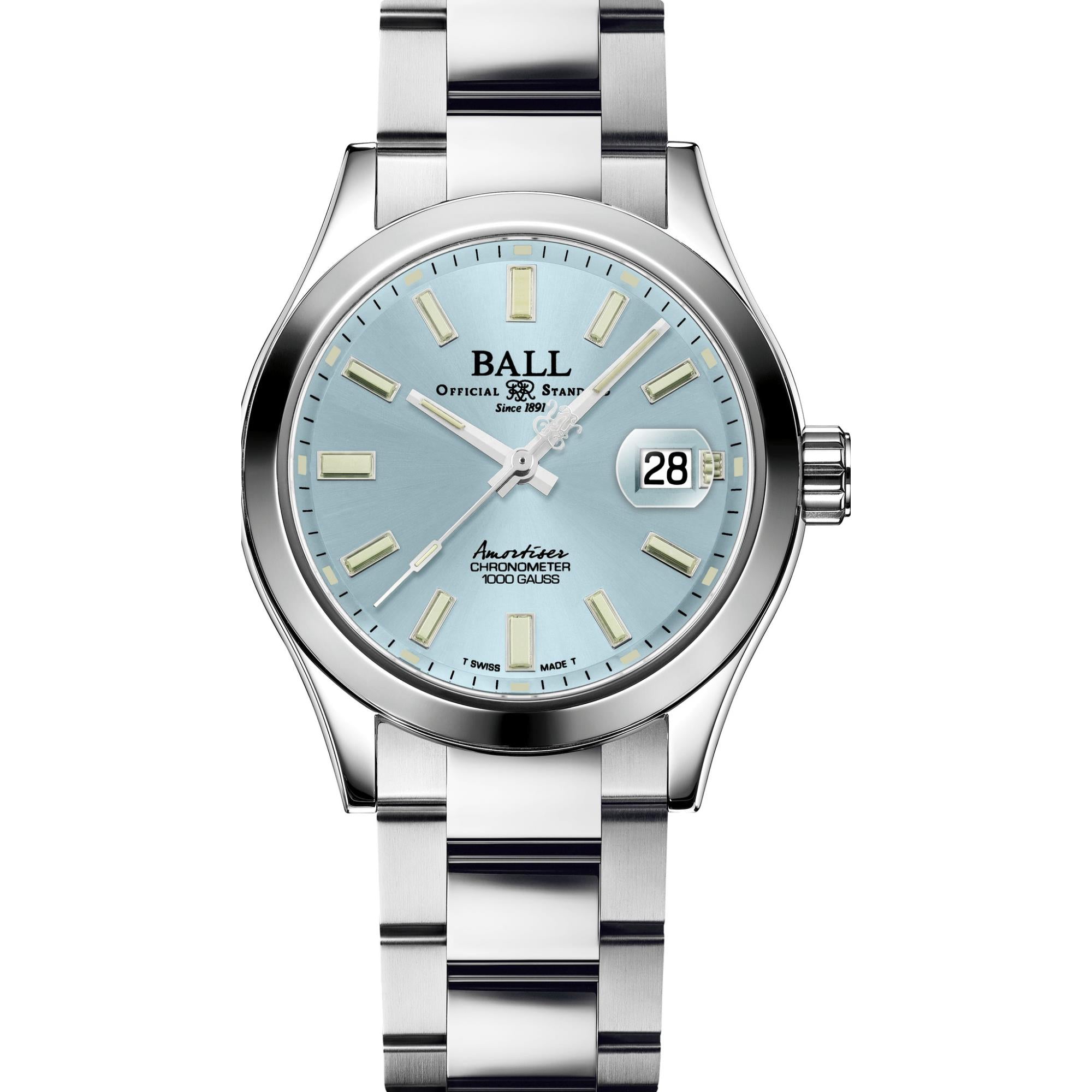Ball Engineer Master II Endurance 1917 Ice Blue Dial Stainless Steel Automatic Men's Watch NM3000C-S2C-IBE