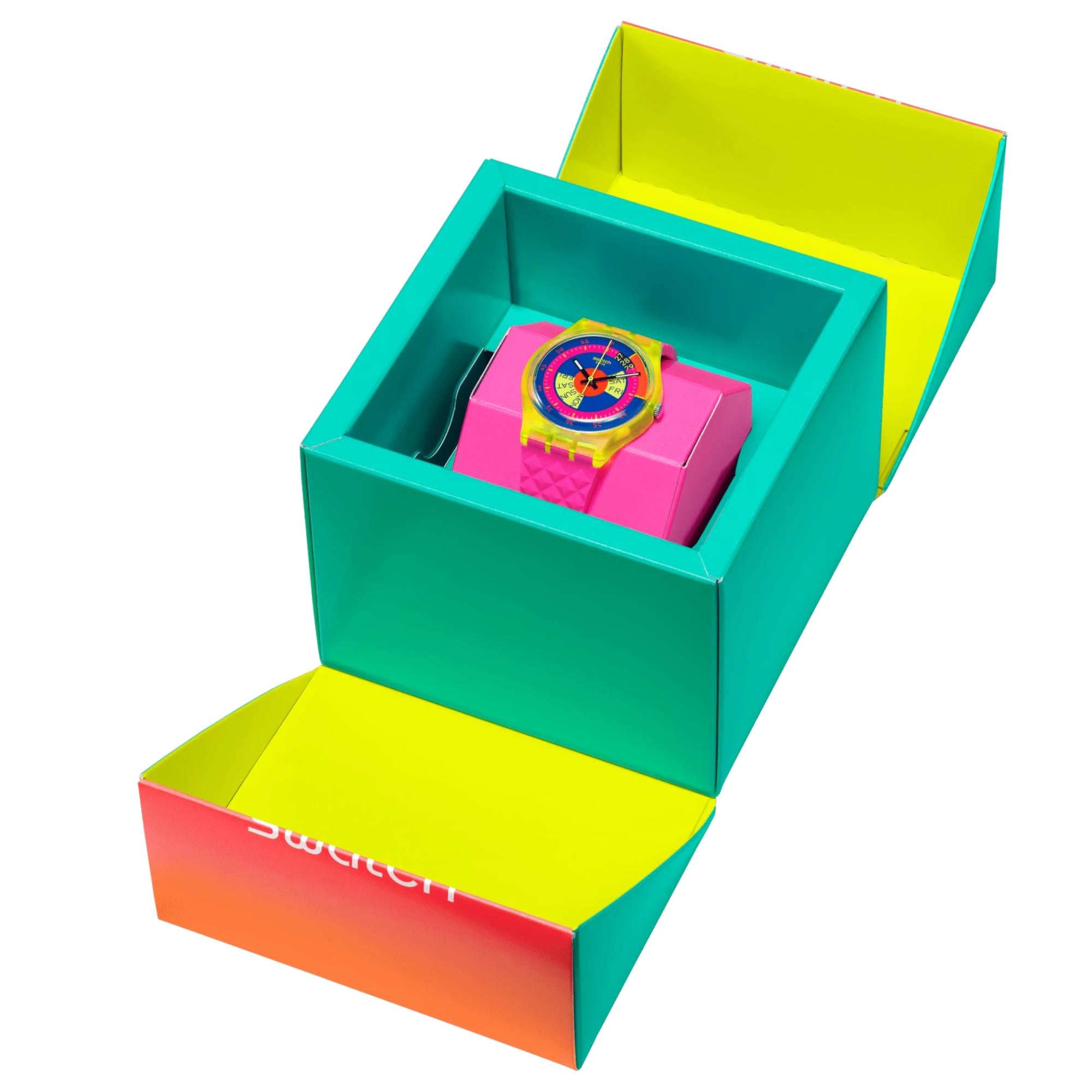 Swatch Shades of Neon Ladies Watch SO28J700