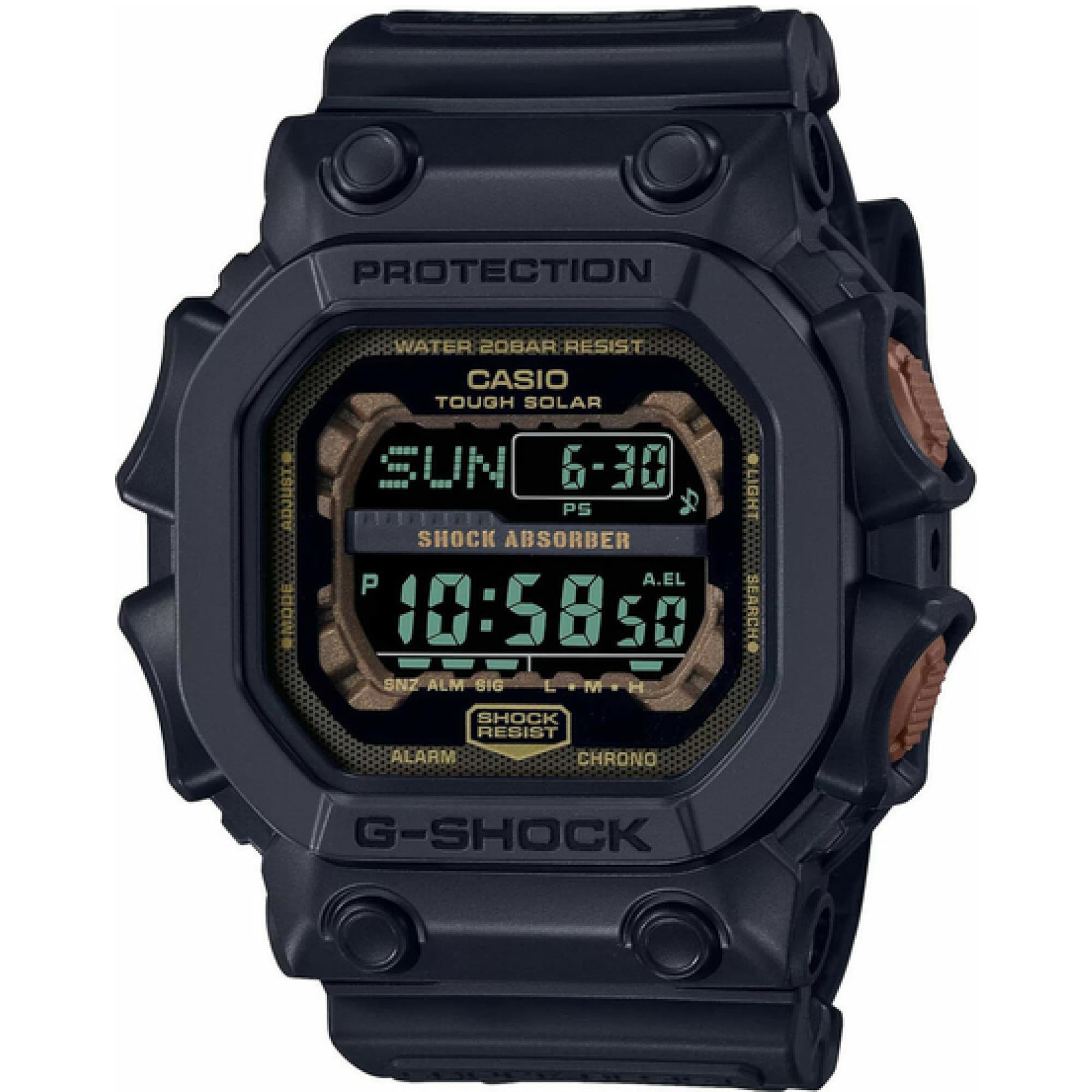 Casio Digital Quartz Men’s Watch with Durable Plastic Strap GX-56RC-1ER