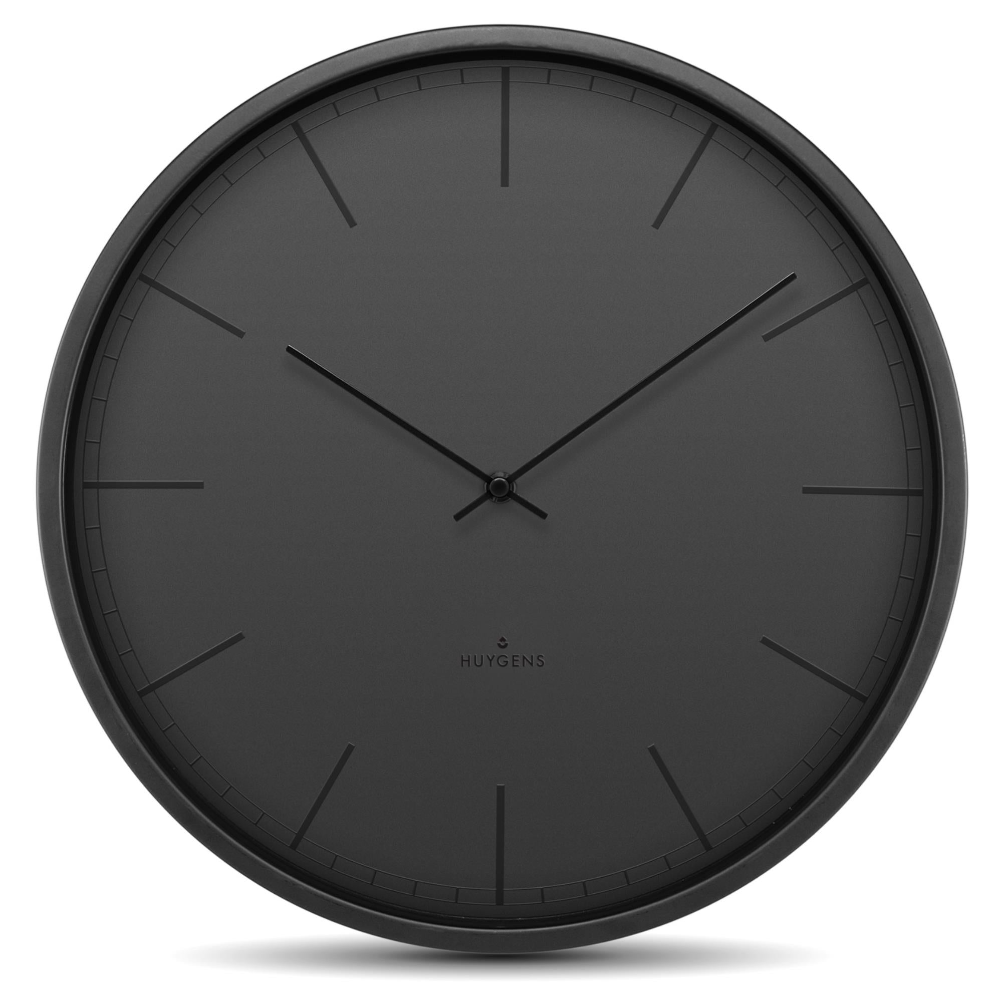 Huygens Black Tone Series Index Wall Clock 35cm HU16002