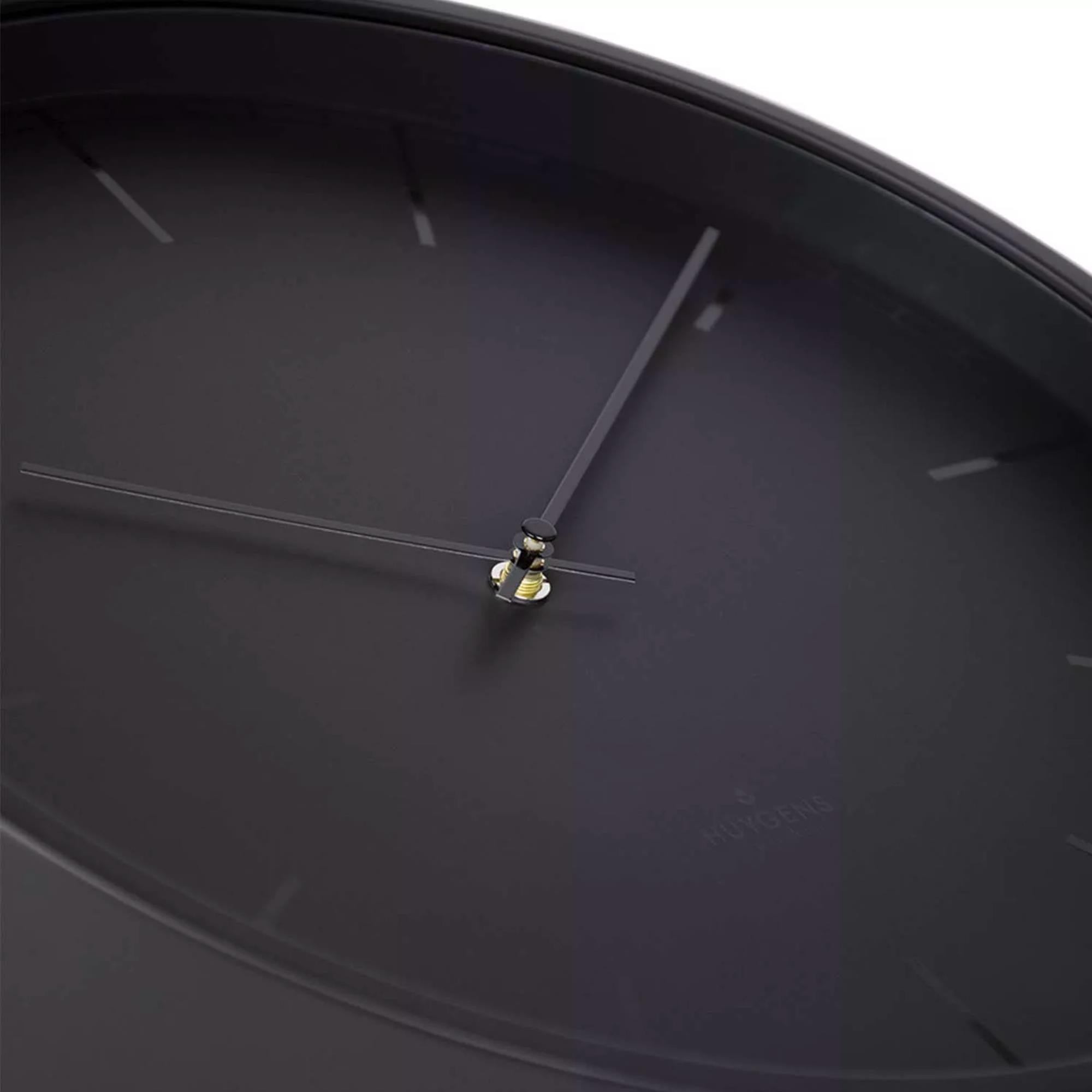 Huygens Black Tone Series Index Wall Clock 35cm HU16002