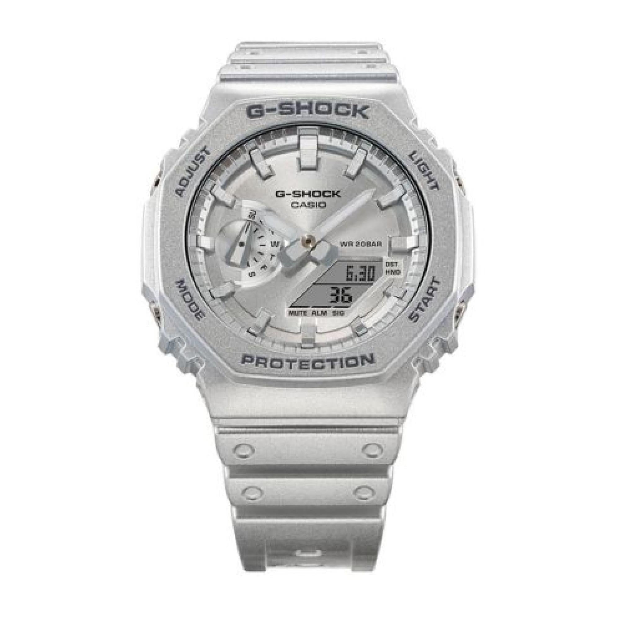 Casio G-Shock Classic Forgotten Future Silver Mens Watch GA-2100FF-8AER