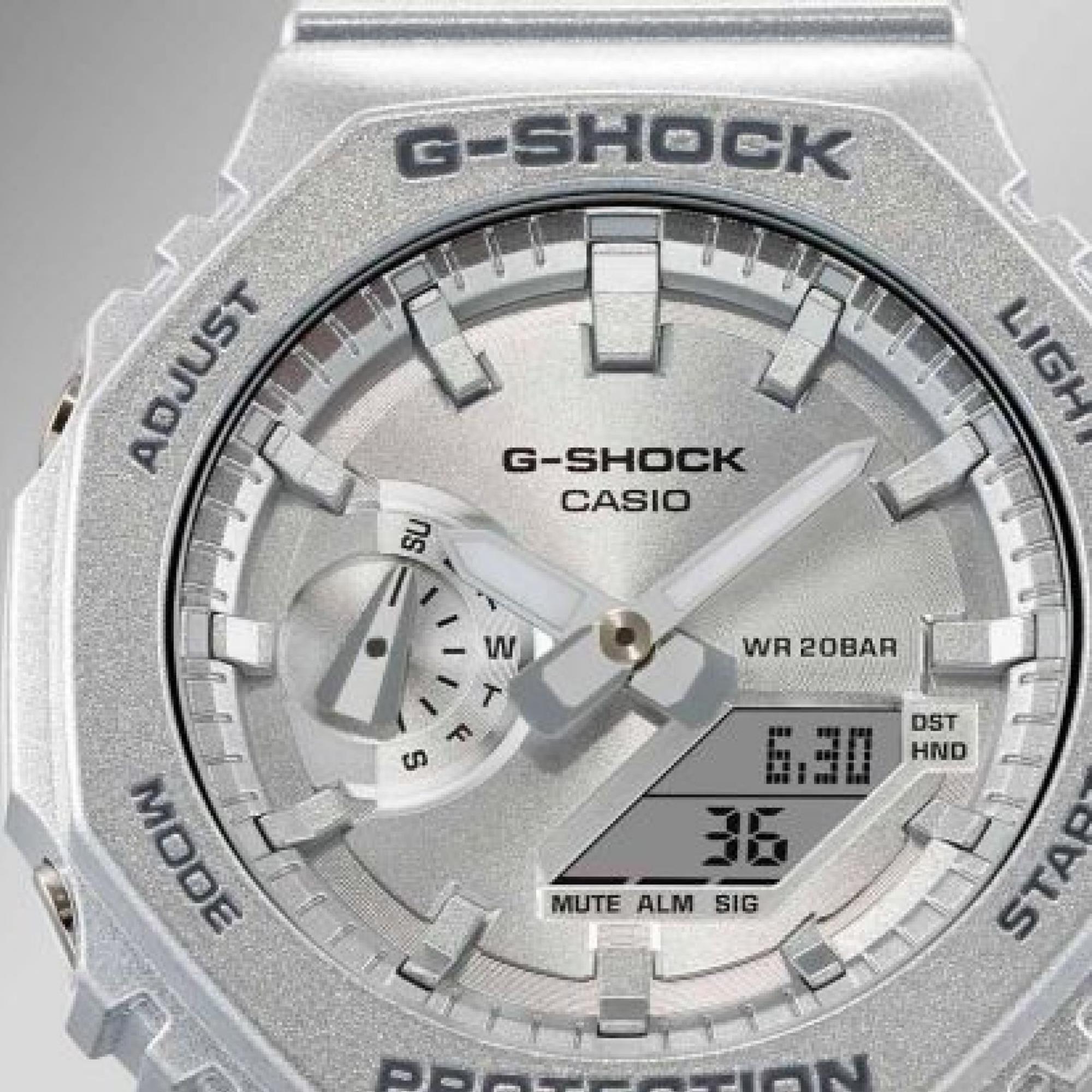 Casio G-Shock Classic Forgotten Future Silver Mens Watch GA-2100FF-8AER