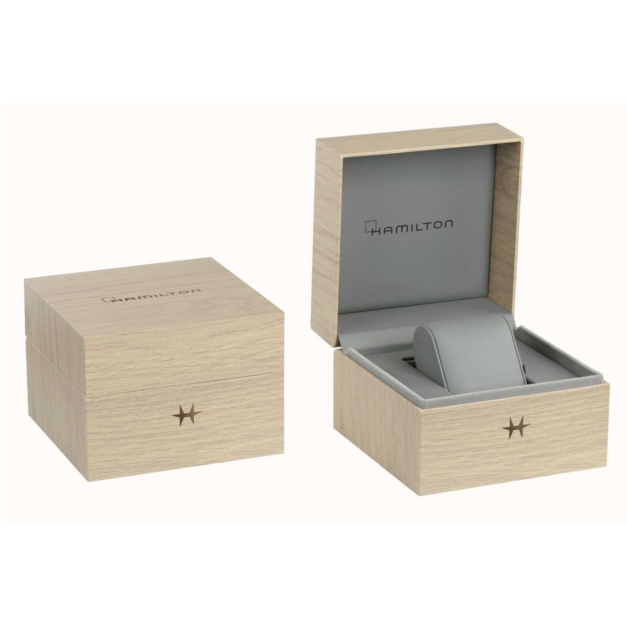 Hamilton Khaki Field Titanium Automatic Blue Dial Titanium Strap Unisex Watch H70205140