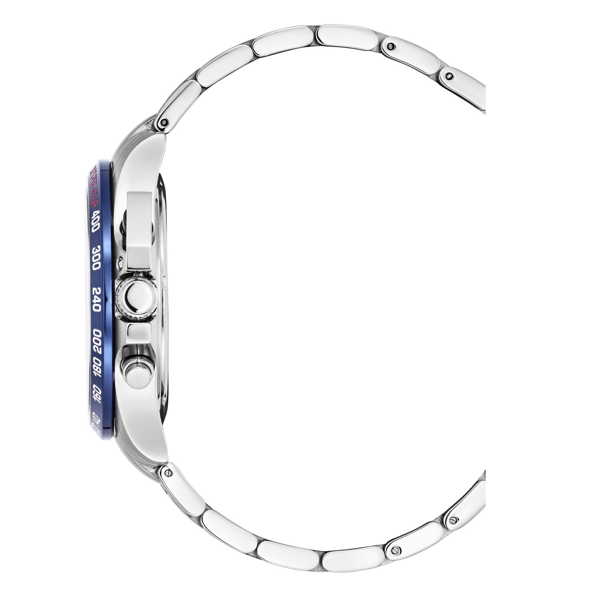JDM Military Charlie Blue Dial Steel Bracelet Men's Watch JDM-WG016-02