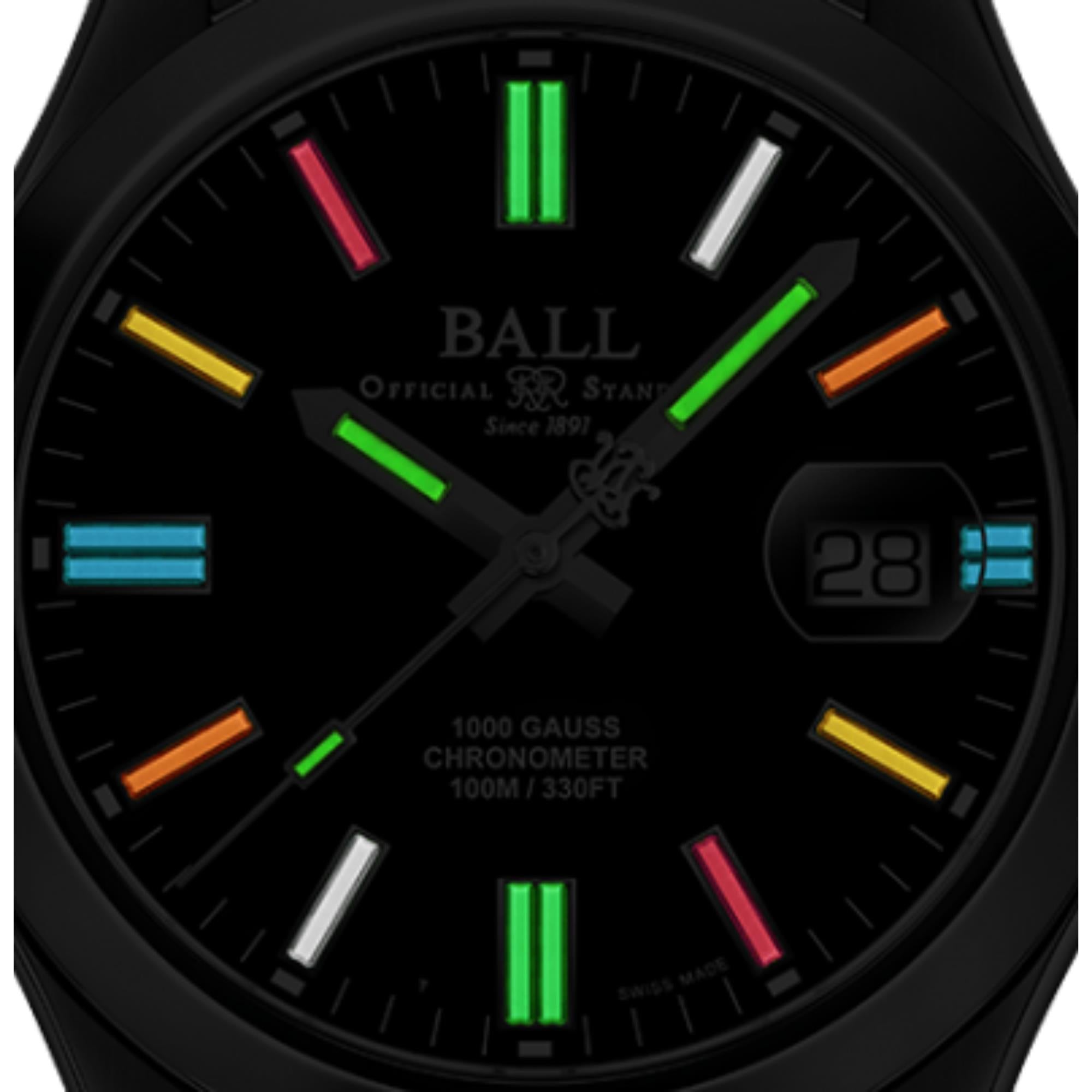 Ball Engineer III Legend II Limited Edition Automatic Black Dial Stainless Steel Mens Watch NM9016C-S5C-BK1