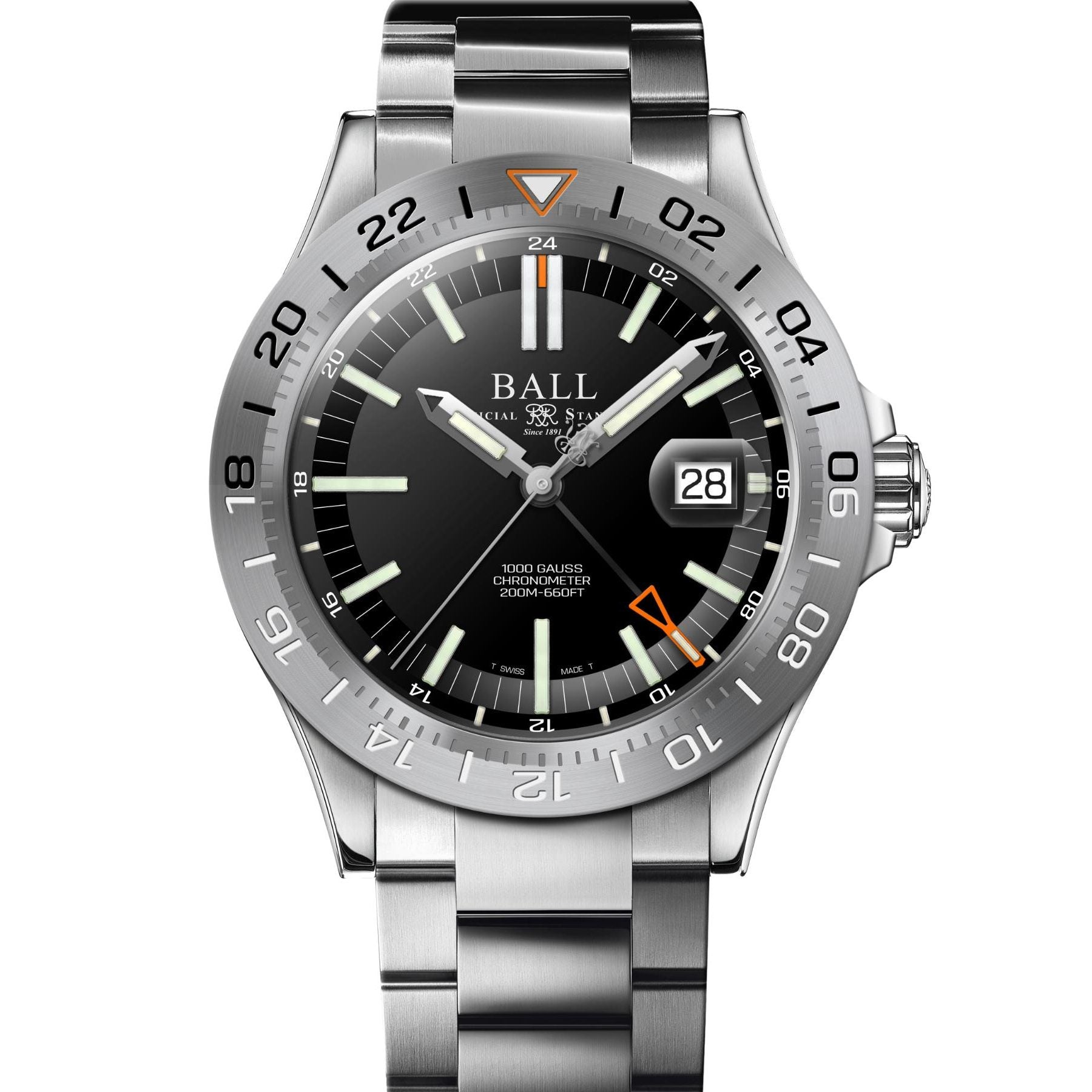 Ball Engineer III Outlier Limited Edition Automatic Black Dial Stainless Steel Bracelet Men's Watch DG9000B-S1C-BK