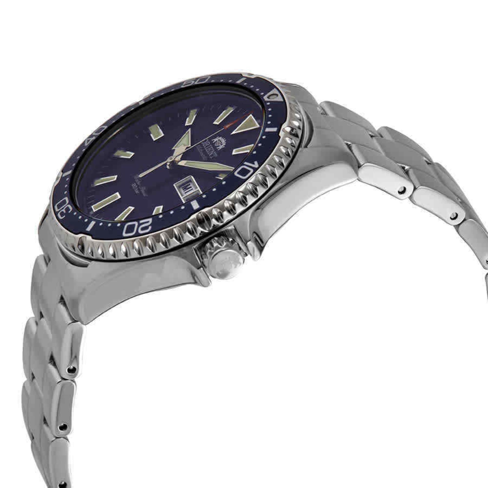 Orient Mako III Automatic Blue Dial Stainless Steel Bracelet Men’s Watch RA-AA0002L19B
