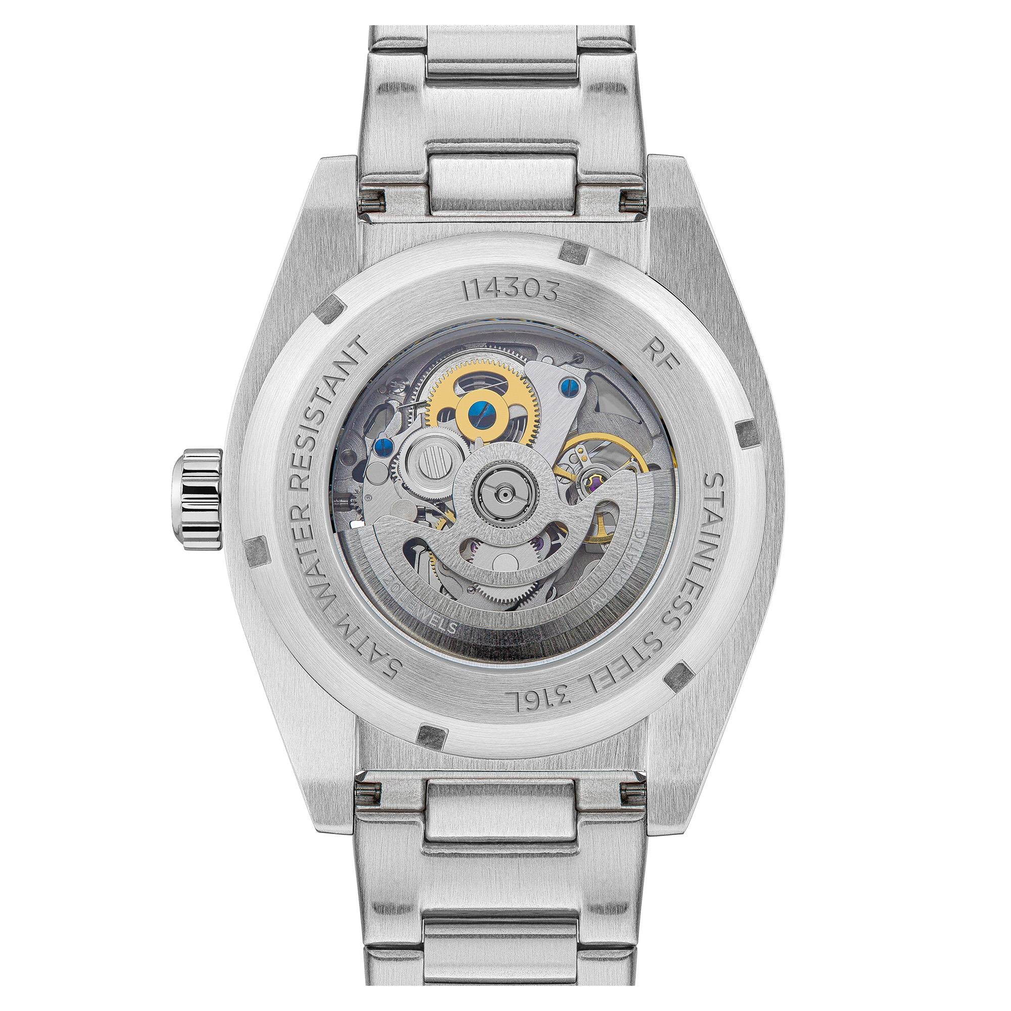Ingersoll The Vert Automatic Silver Skeleton Dial Stainless Steel Bracelet Men's Watch I14303