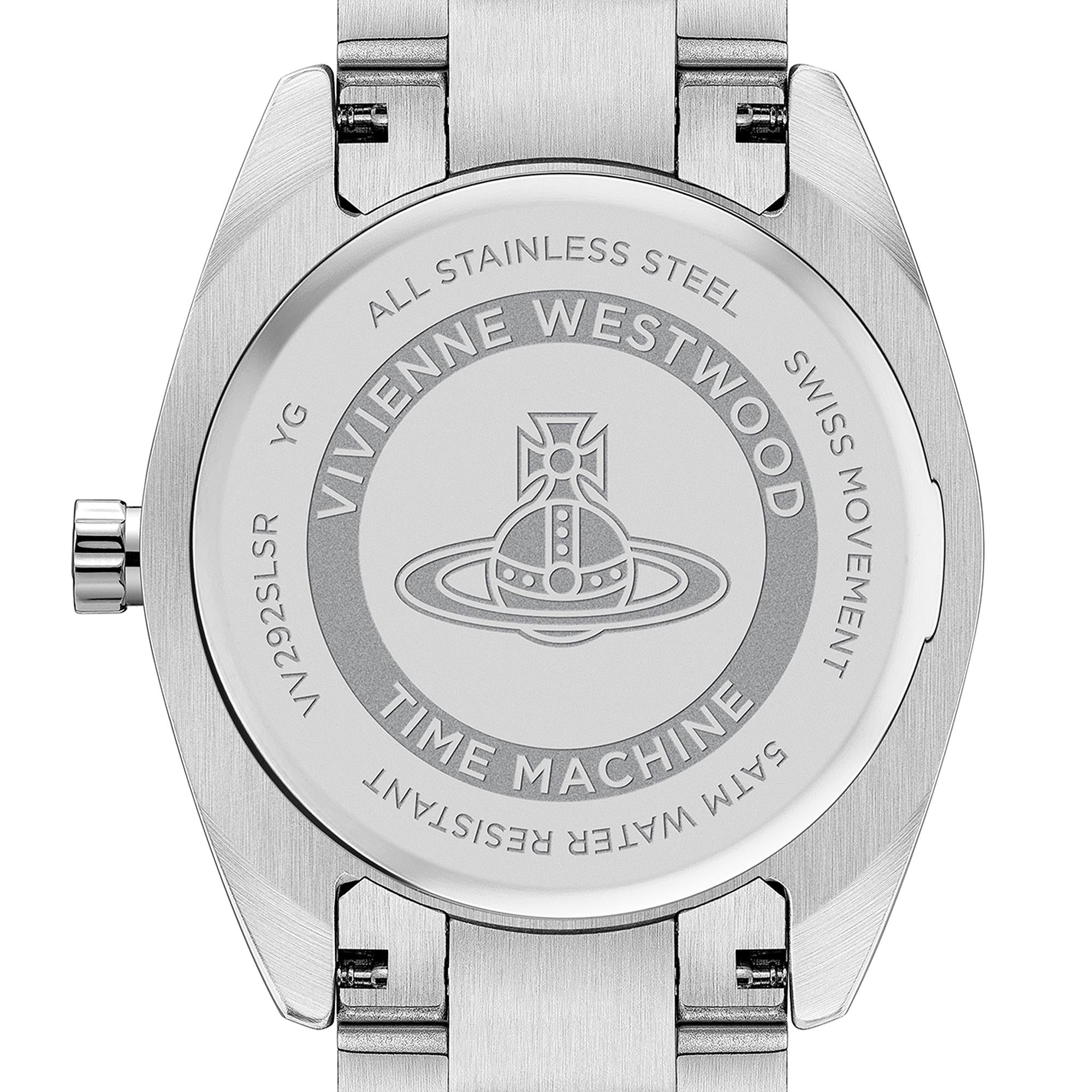 Vivienne Westwood Fenchurch Quartz Silver Dial Two-Tone Stainless Steel Bracelet Ladies Watch VV292SLSR