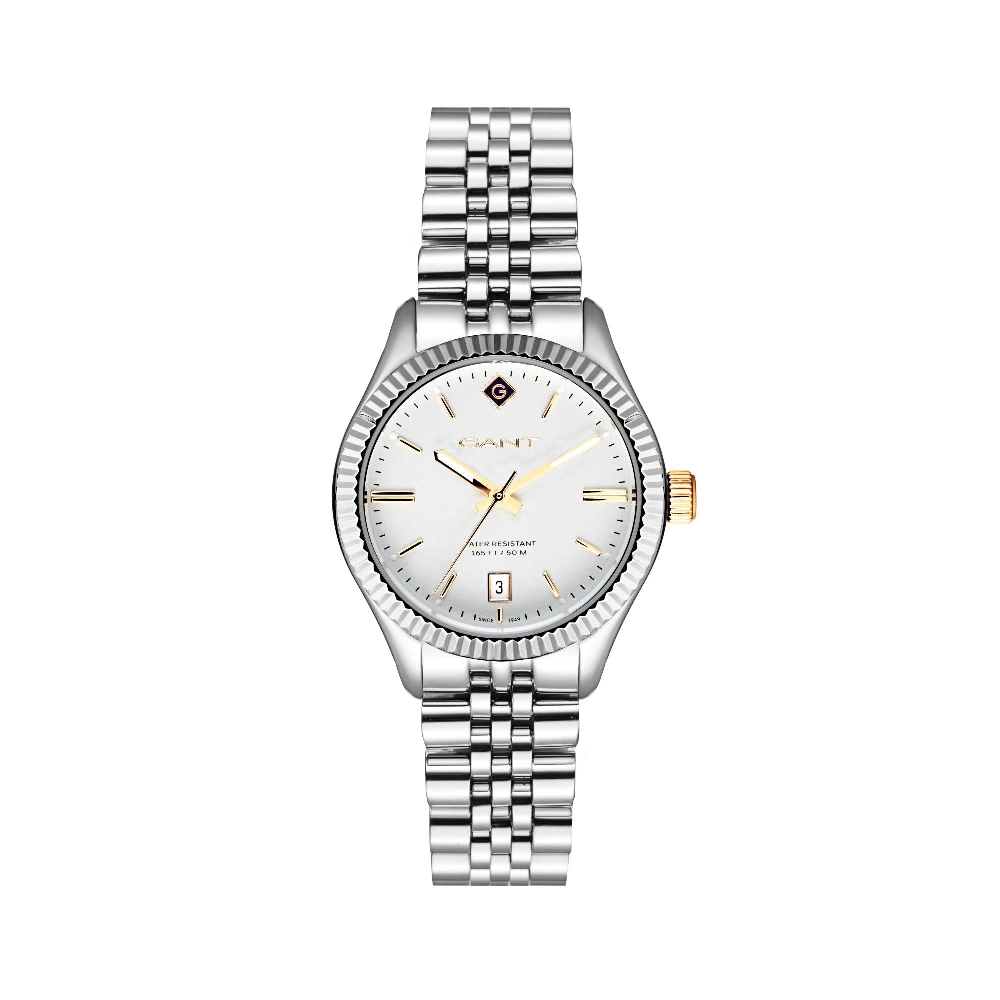 Gant Sussex Quartz Silver Dial Steel Bracelet Ladies Watch G136003