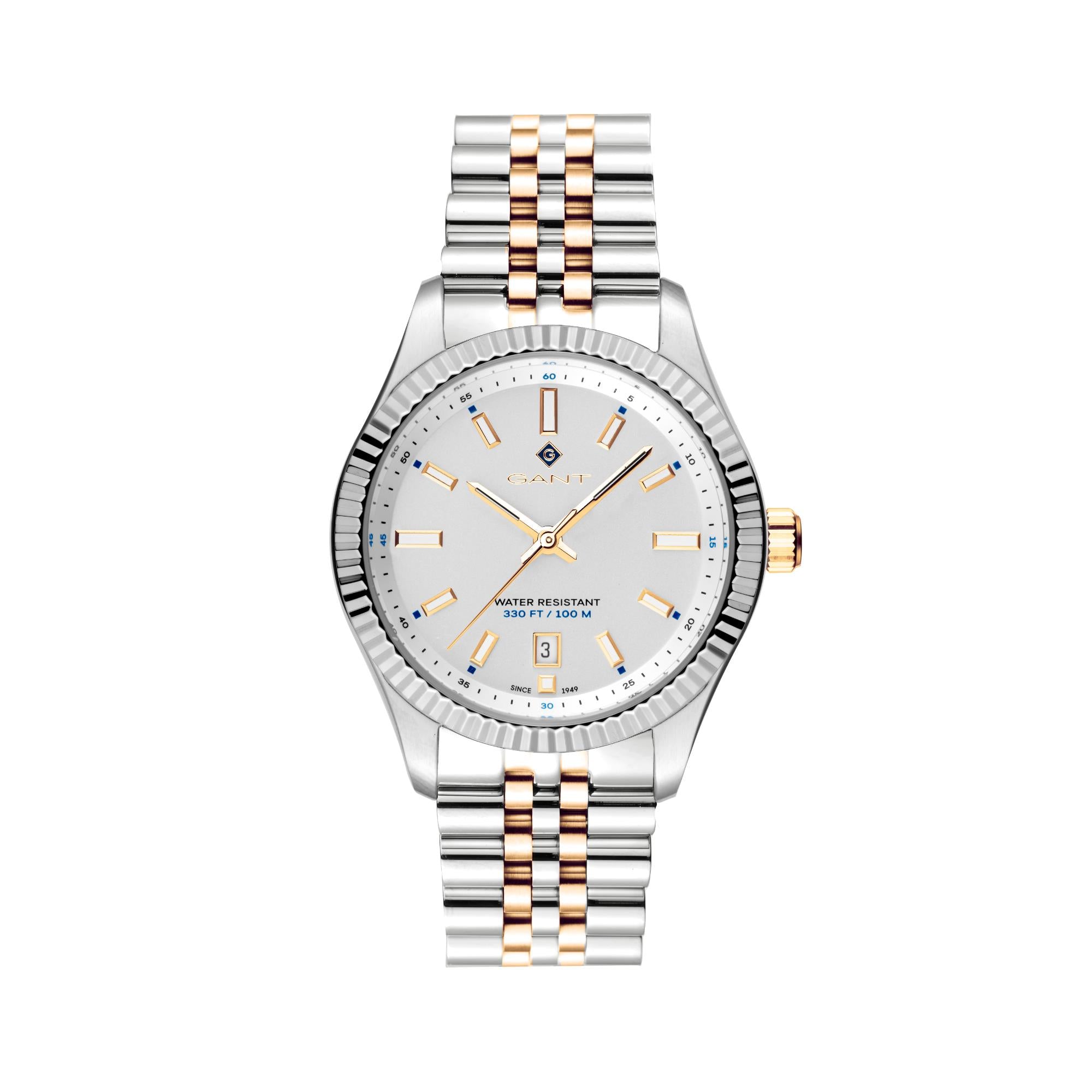 Gant Sussex Mid Quartz Silver Dial Two-Tone Steel Bracelet Ladies Watch G171002