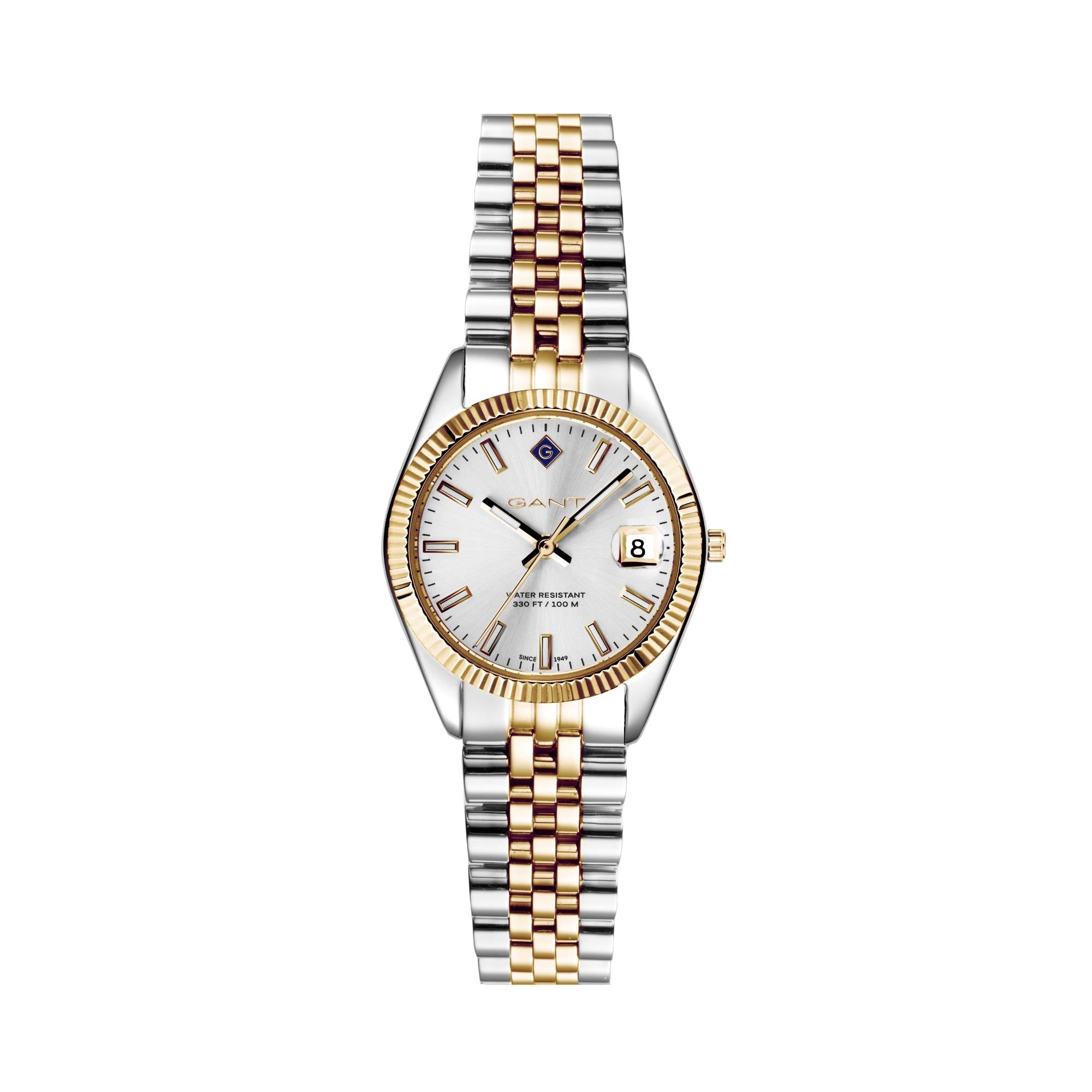 Gant Sussex Mini Quartz Silver Dial Two-Tone Steel Bracelet Ladies Watch G181002