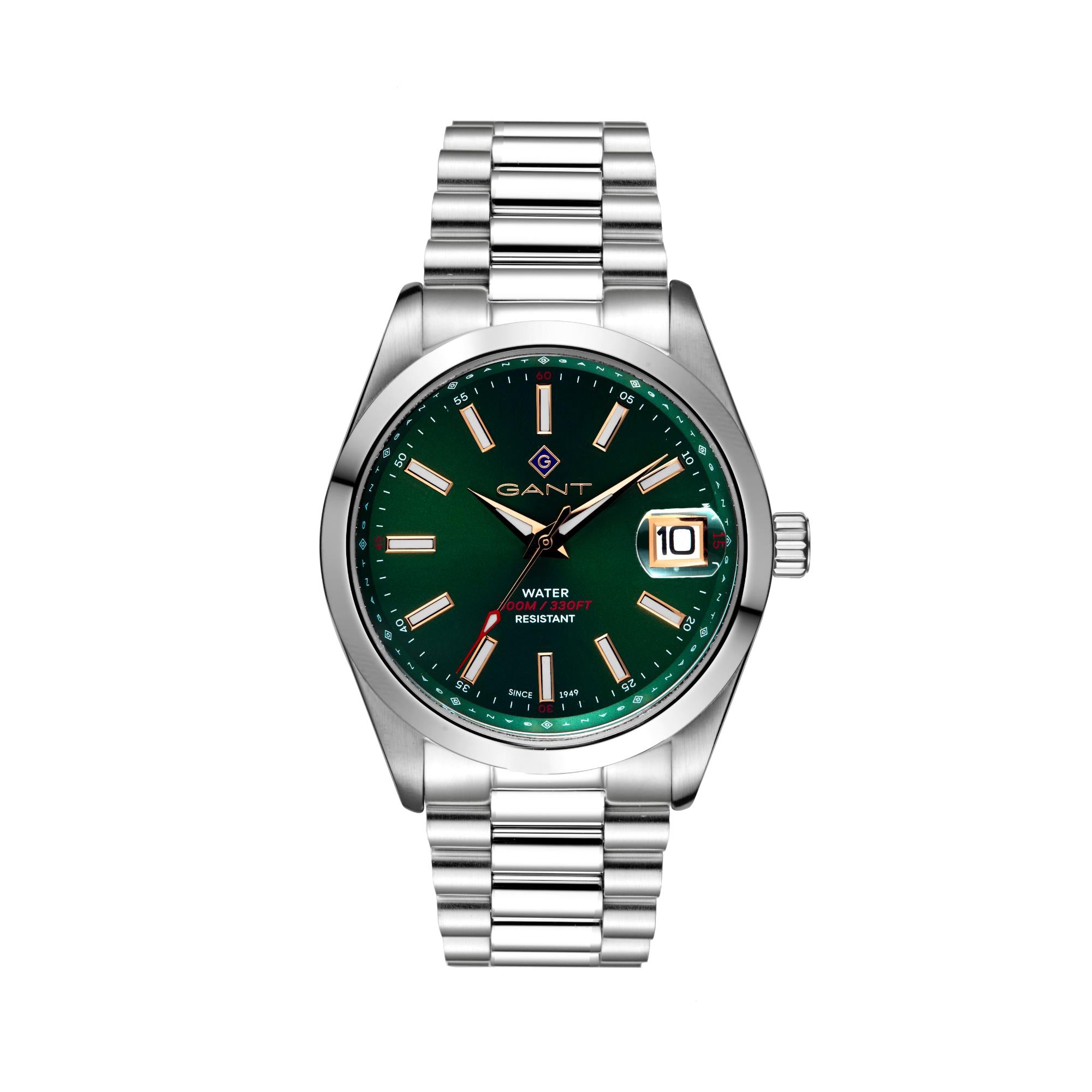 Gant Sussex Eastham Quartz Green Dial Steel Bracelet Men?s Watch G161006