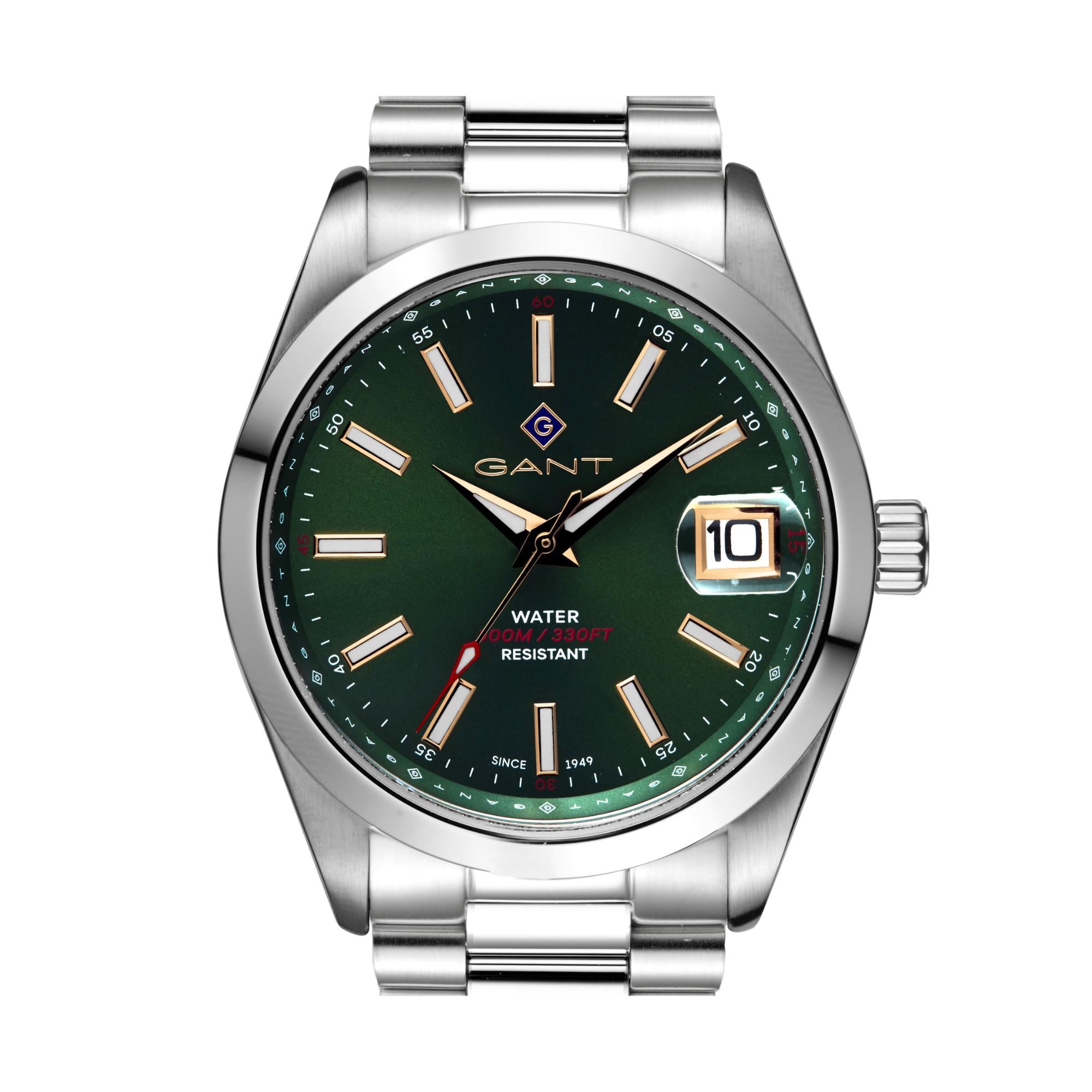 Gant Sussex Eastham Quartz Green Dial Steel Bracelet Men?s Watch G161006