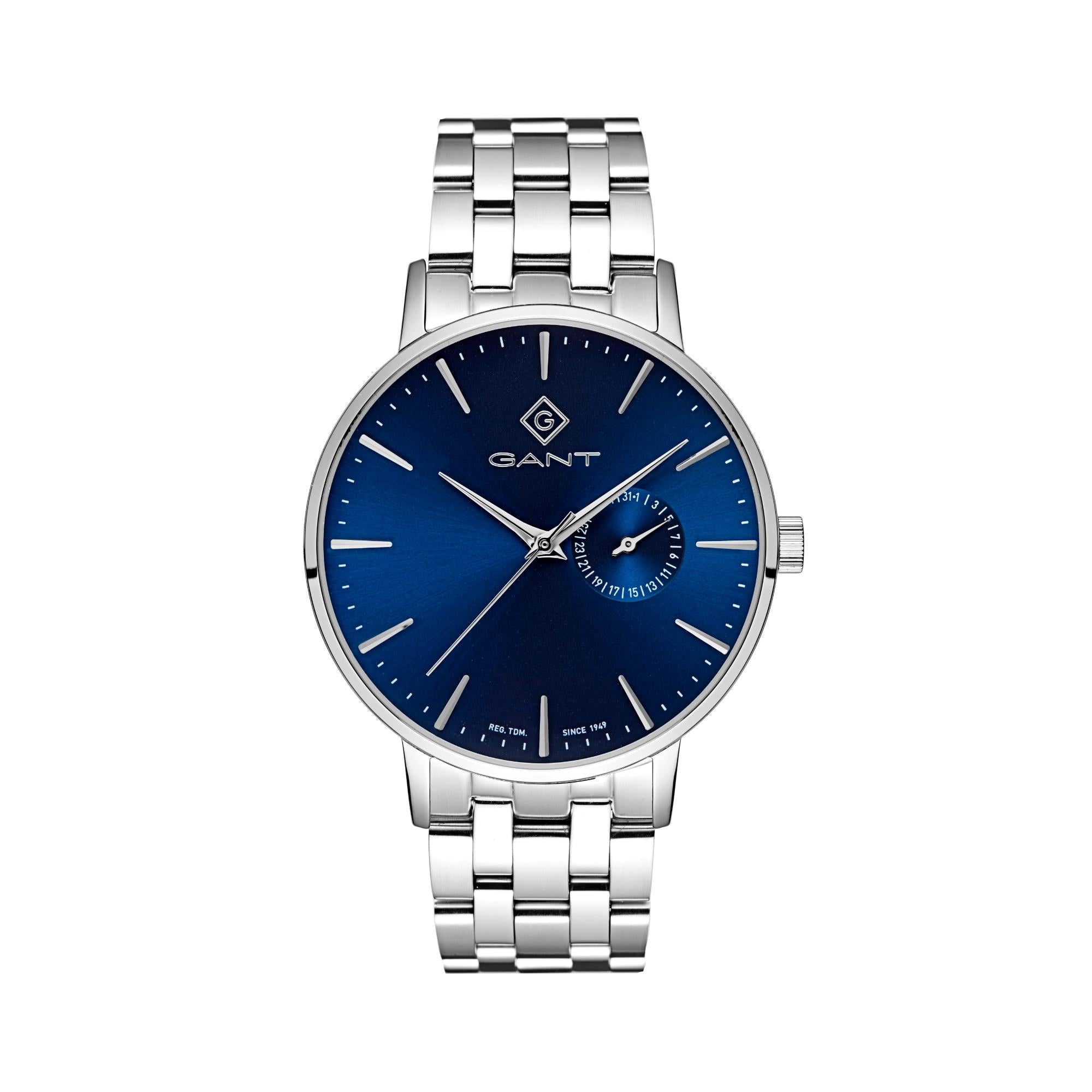 Gant Park Hill III Quartz Blue Dial Stainless Steel Bracelet Men?s Watch G105004