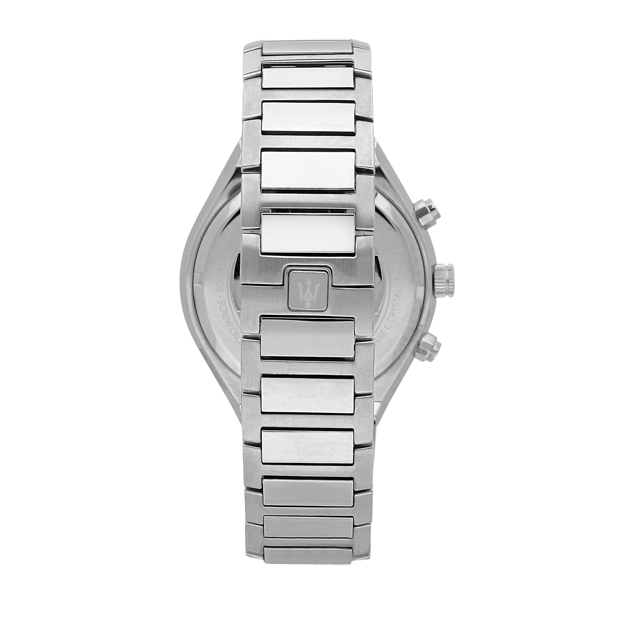 Maserati Stile Quartz Blue Chronograph Dial Steel Bracelet Men's Watch R8873642006