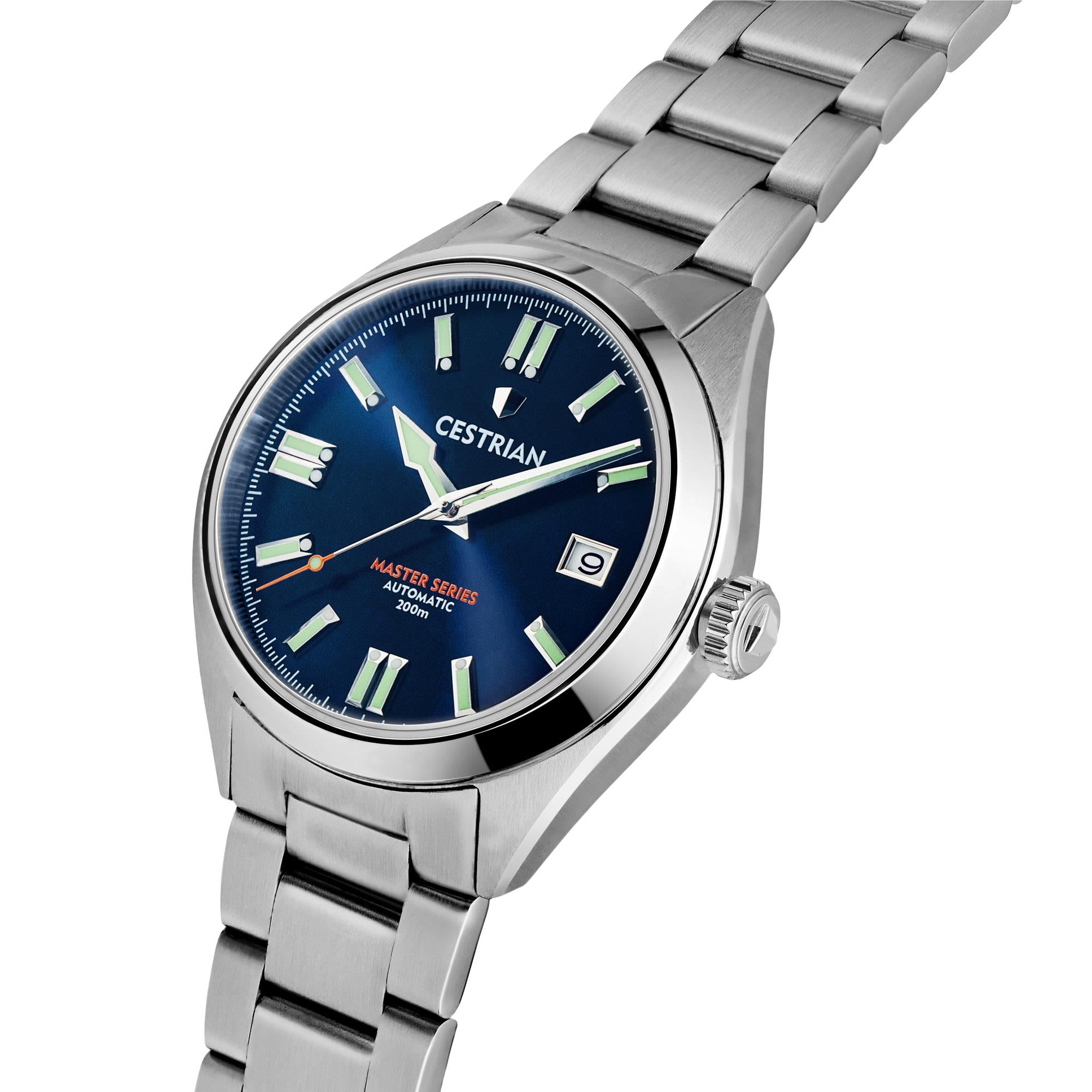 Cestrian Master Series Blue Dial Steel Bracelet Automatic Men's Watch CM211B0660V1