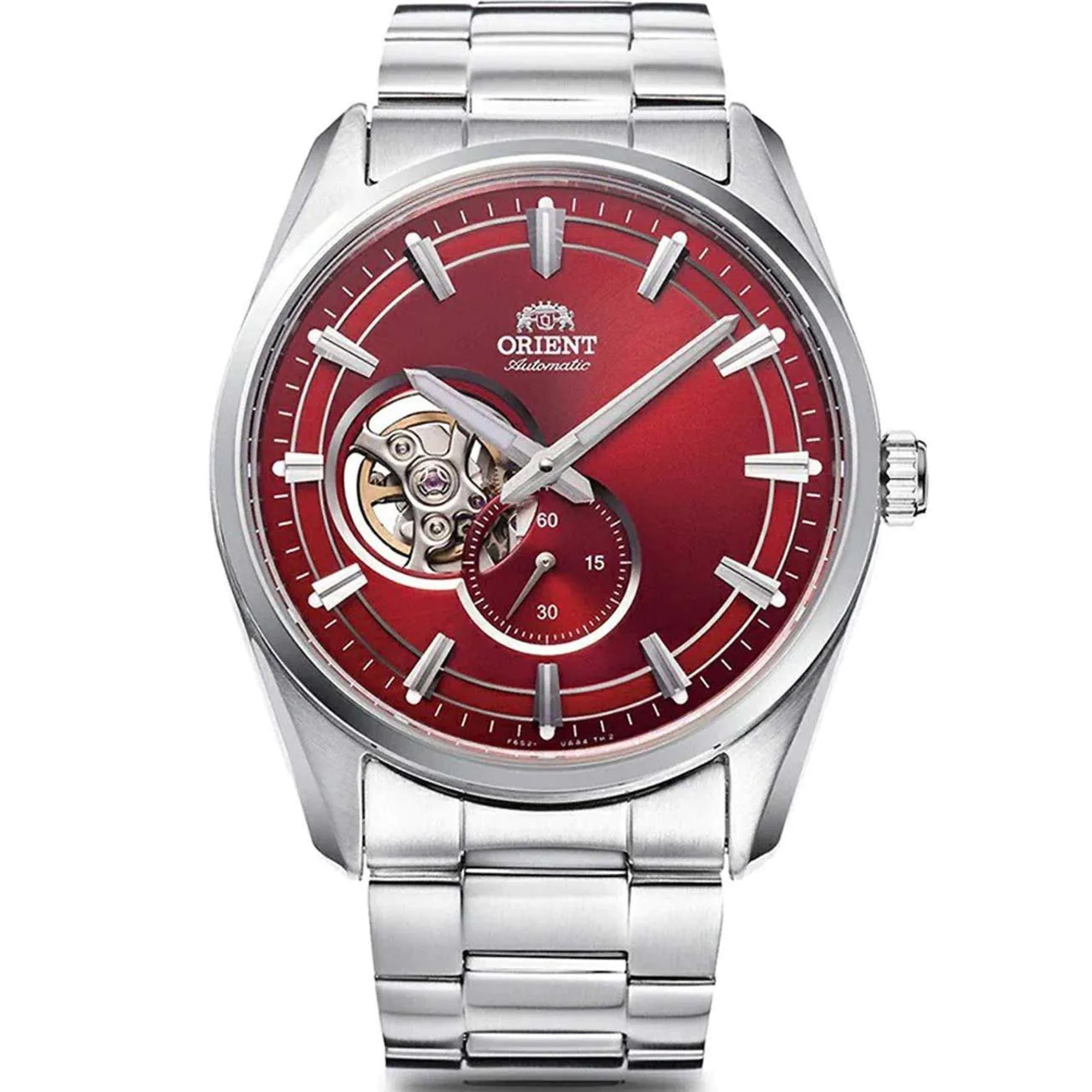 Orient Semi Skeleton Contemporary Red Dial Men’s Watch RA-AR0010R10B