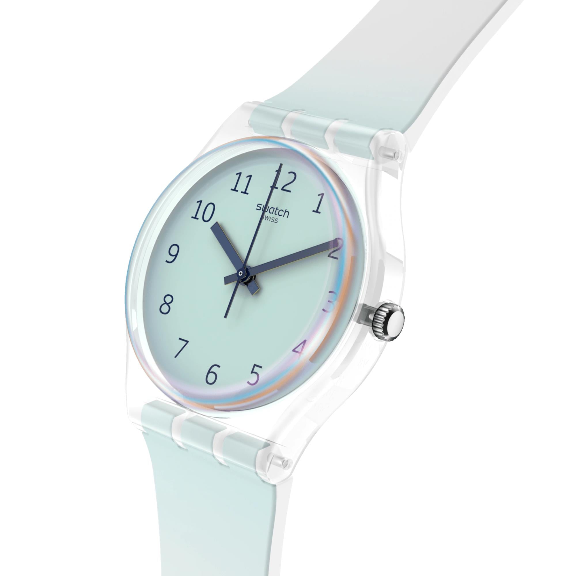 Swatch SwatchPay! Ultraciel Pay! Quartz White Dial Silicone Strap Unisex Watch SO28K110-5300