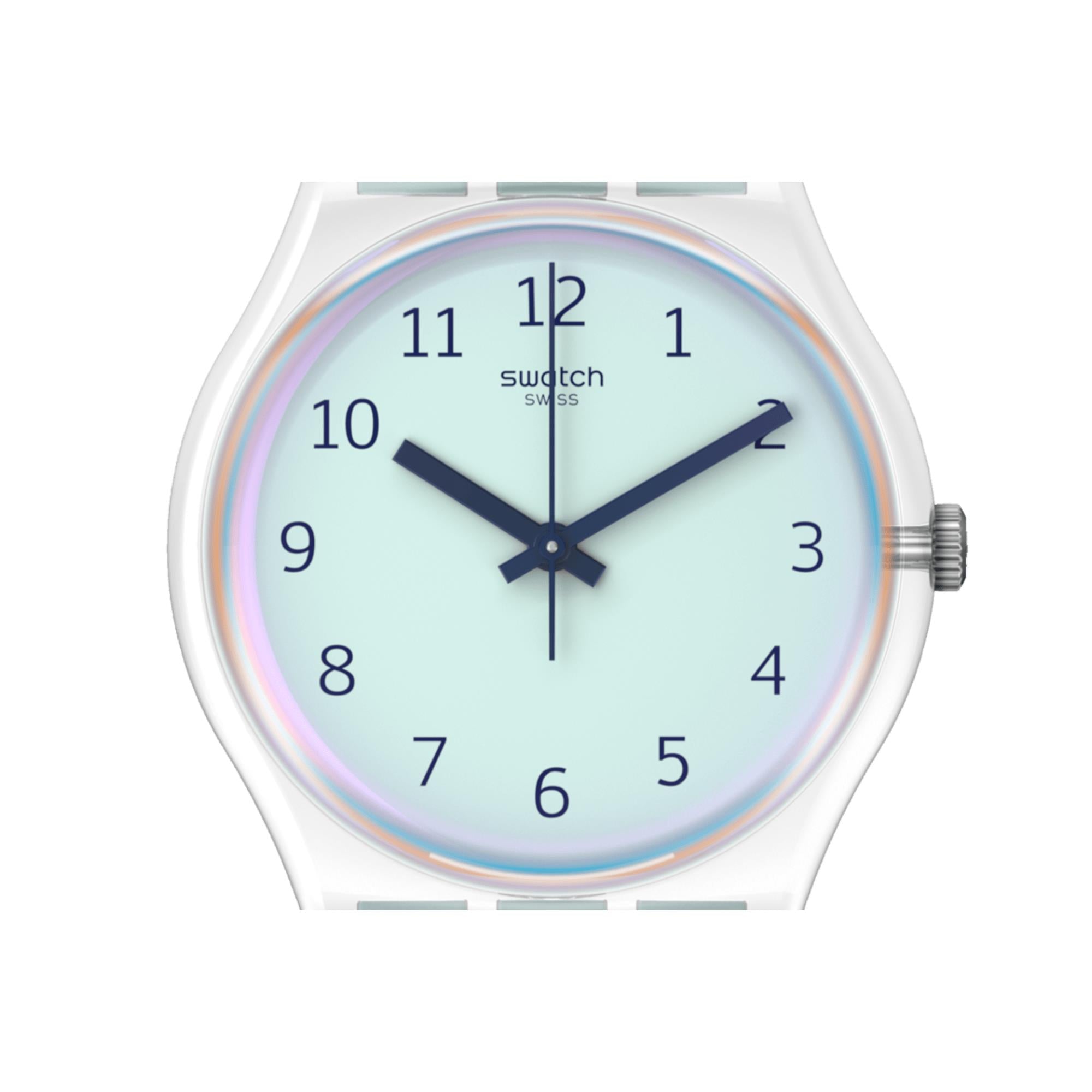 Swatch SwatchPay! Ultraciel Pay! Quartz White Dial Silicone Strap Unisex Watch SO28K110-5300