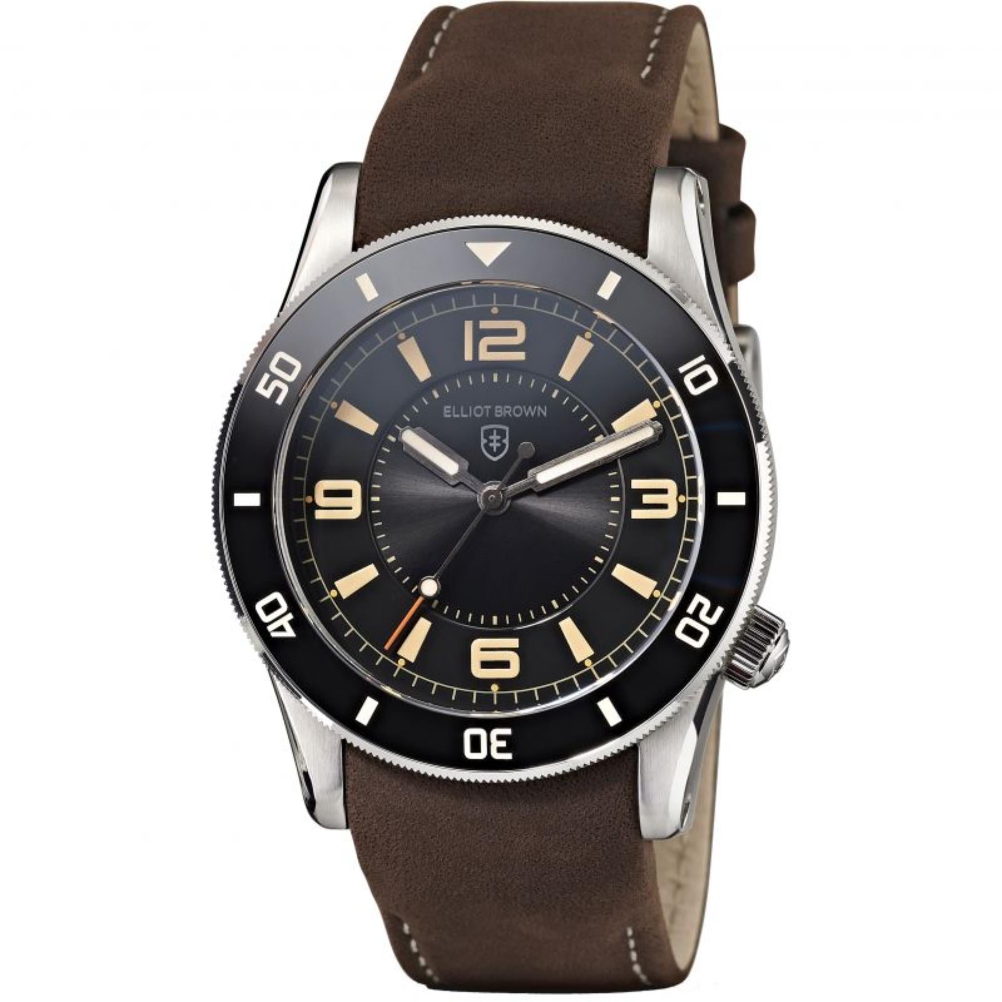 Elliot Brown Bloxworth Heritage Diver Black Dial Men’s Watch 929-105-L26
