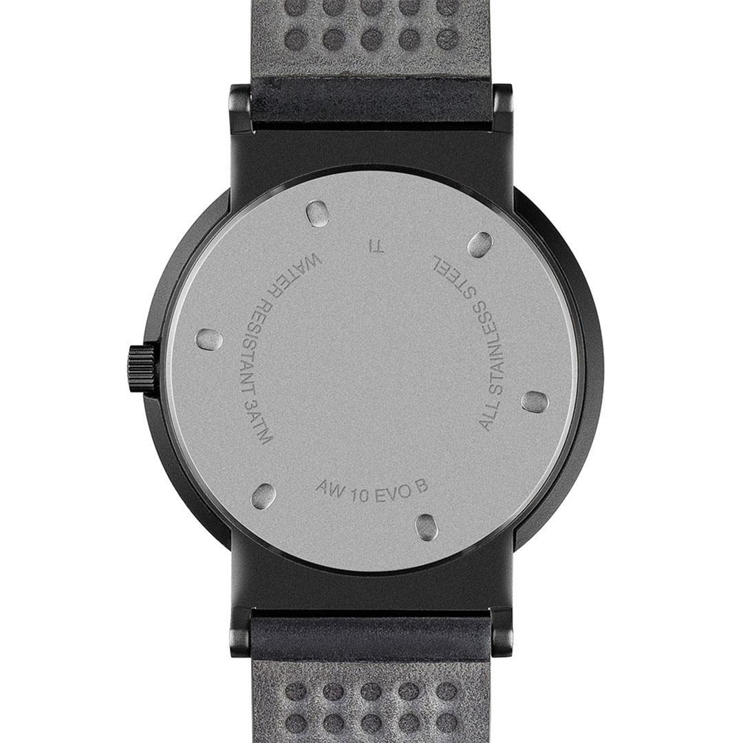 Braun Quartz Black Dial Black Leather Strap Men's Watch AW10EVOB