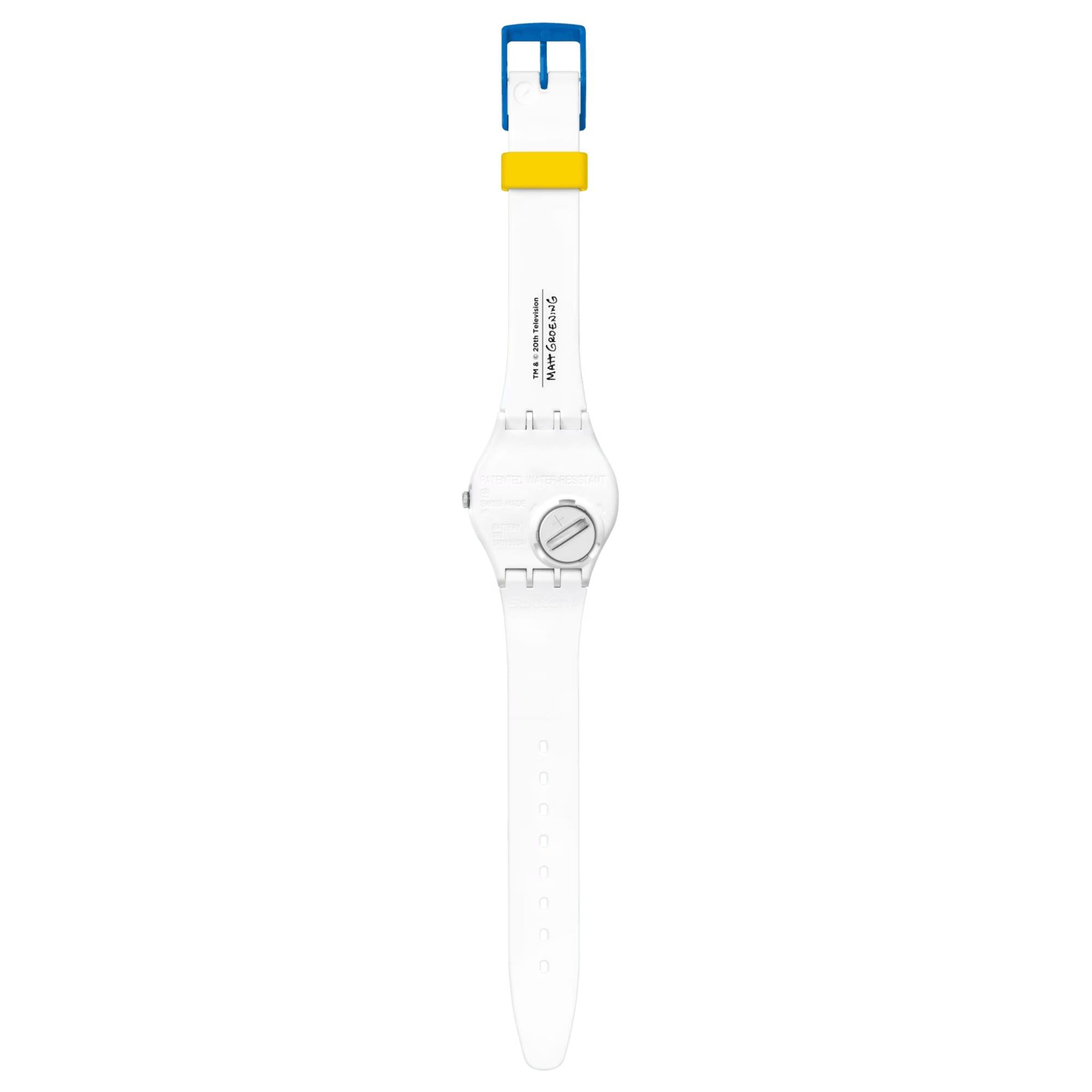 Swatch BEST. MOM. EVER The Simpsons Collection Ladies Watch SO28Z116