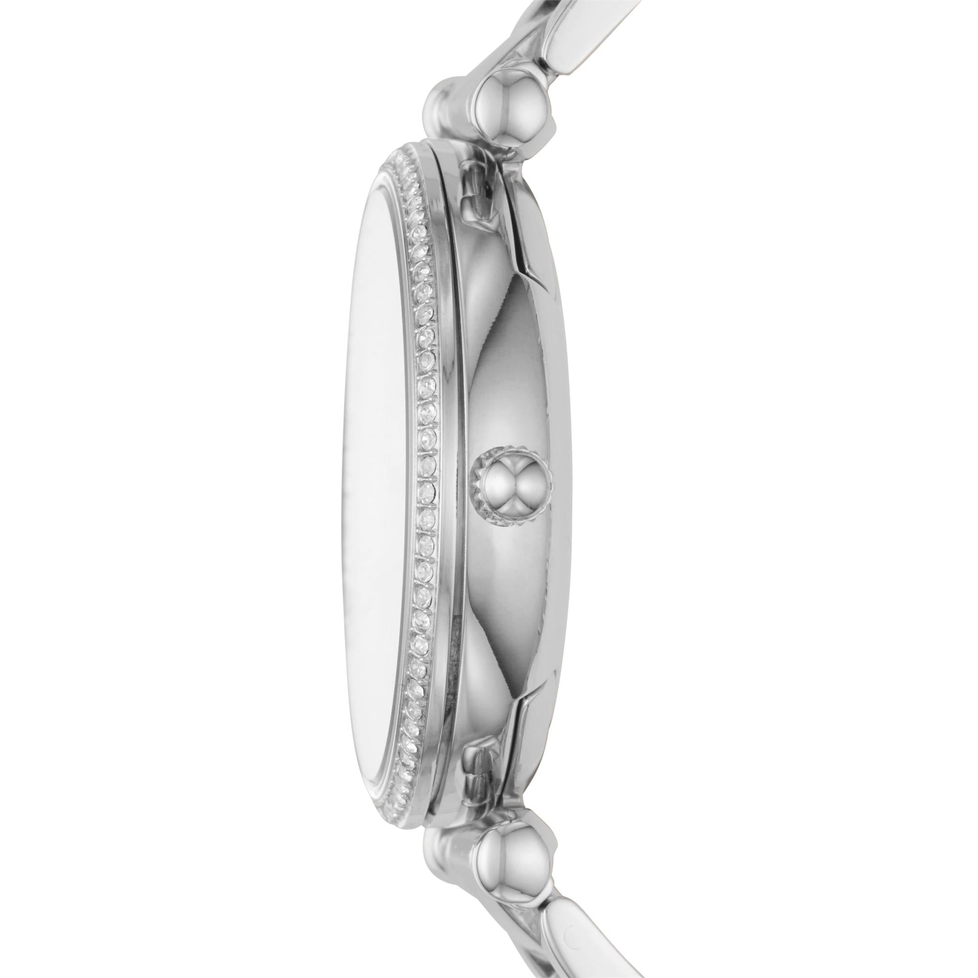 Fossil Carlie Stainless Steel Silver Dial Women's Watch ES4341