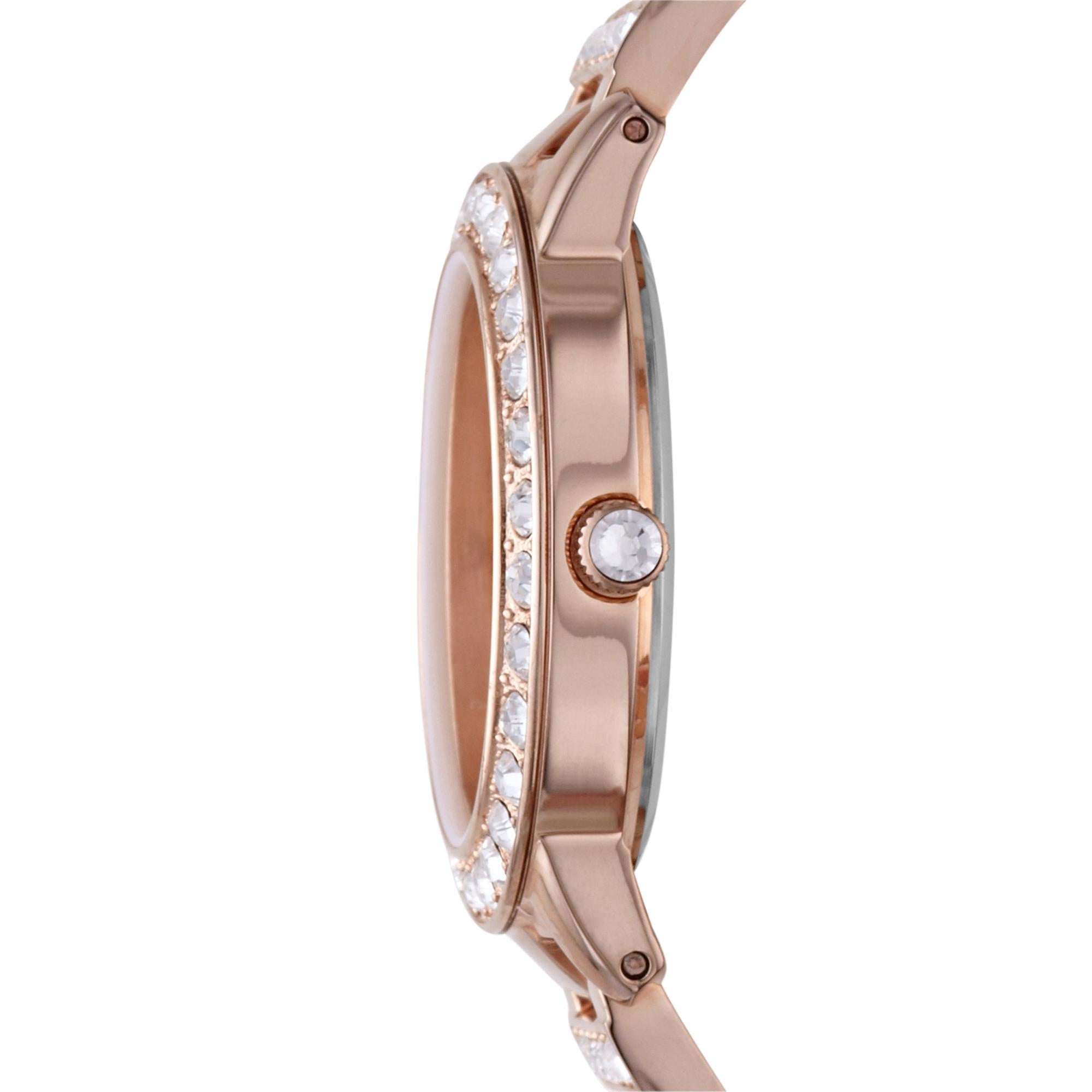 Fossil Jesse Rose Gold Stainless Steel Bracelet Rose Gold Dial Women's Watch ES3020