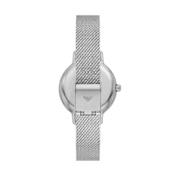 Emporio Armani Quartz Silver Dial Steel Strap Ladies Watch AR11584