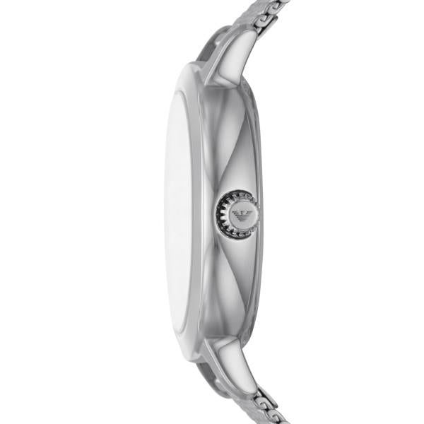 Emporio Armani Quartz Silver Dial Steel Strap Ladies Watch AR11584