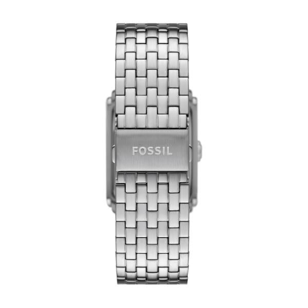 Fossil Carraway Stainless Steel Case Silver Dial Men's Watch FS6008