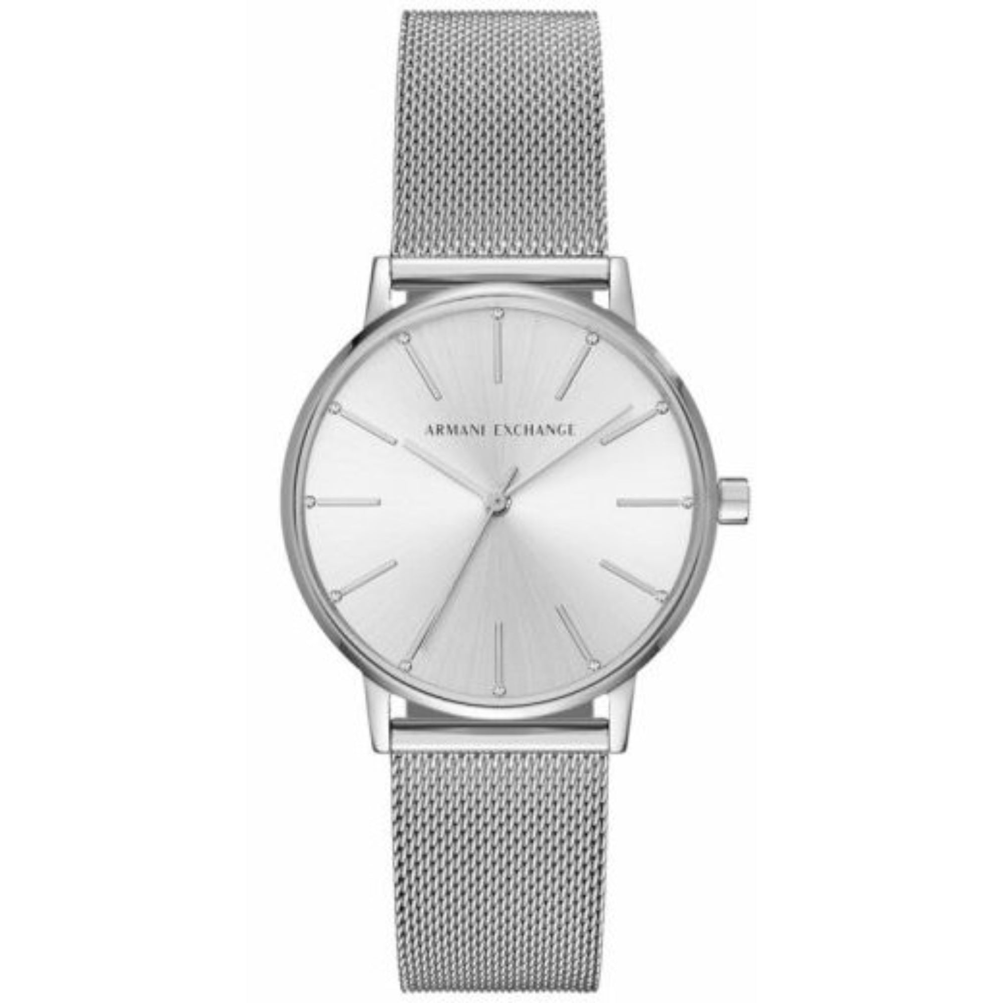 Armani Exchange Lola Quartz Silver Dial Steel Strap Women's Watch AX5535