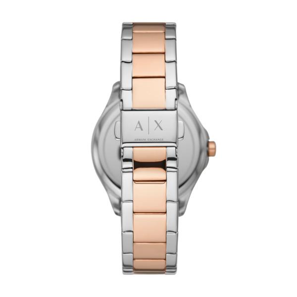 Armani Exchange Lady Hampton Quartz White Dial Steel Strap Women's Watch AX5258