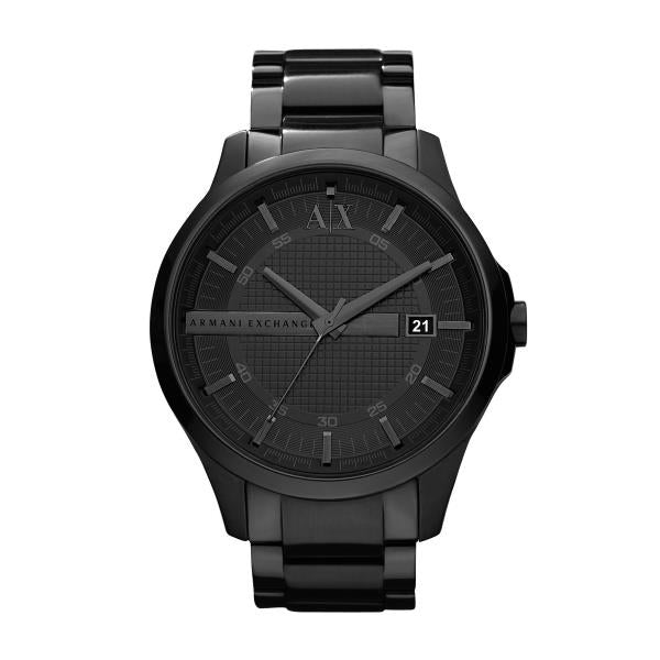 Armani Exchange Quartz Black Dial Steel Strap Men’s Watch AX2104