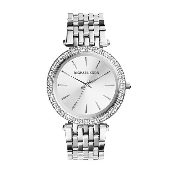 Michael Kors Darci Silver Dial Stainless Steel Strap Ladies Watch MK3190