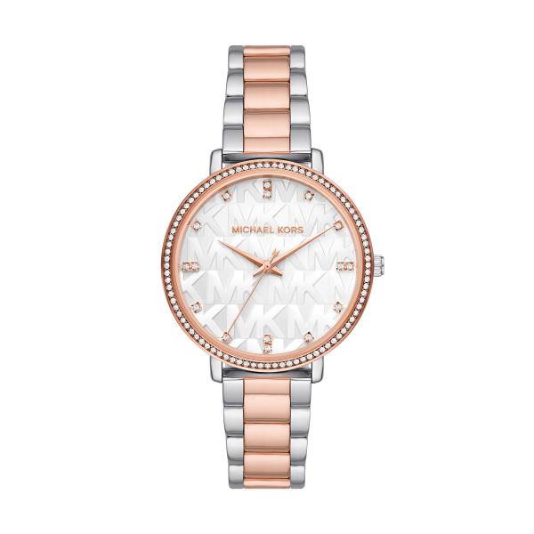 Michael Kors Pyper Stainless Steel White Dial Women's Watch MK4667