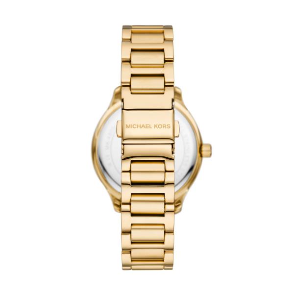 Michael Kors Sage Gold-Tone Stainless Steel White Dial Women's Watch MK4805